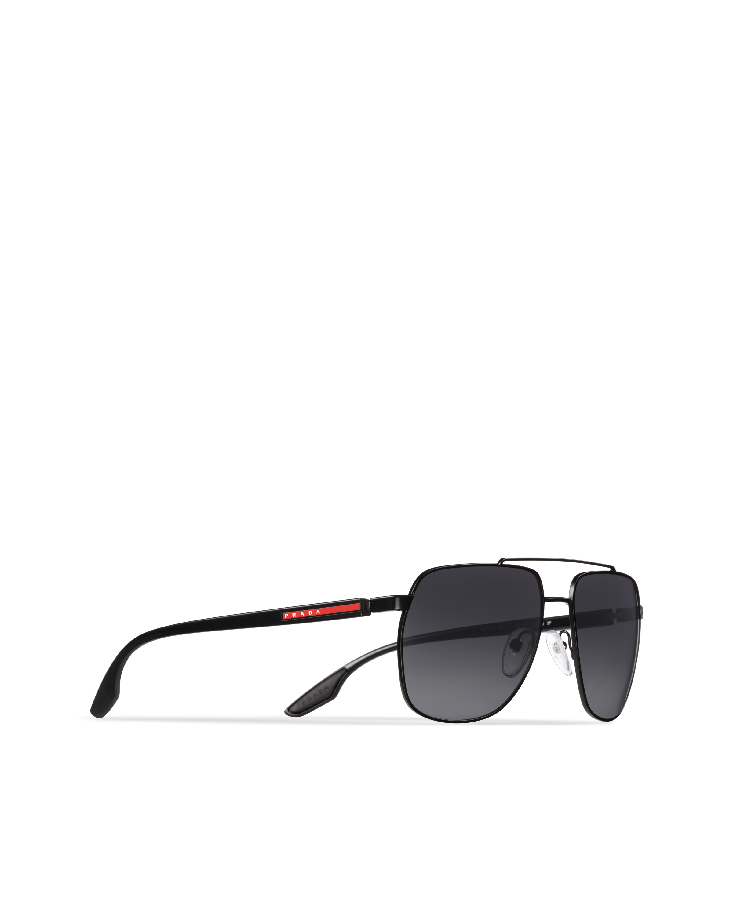 prada sunglasses with red stripe