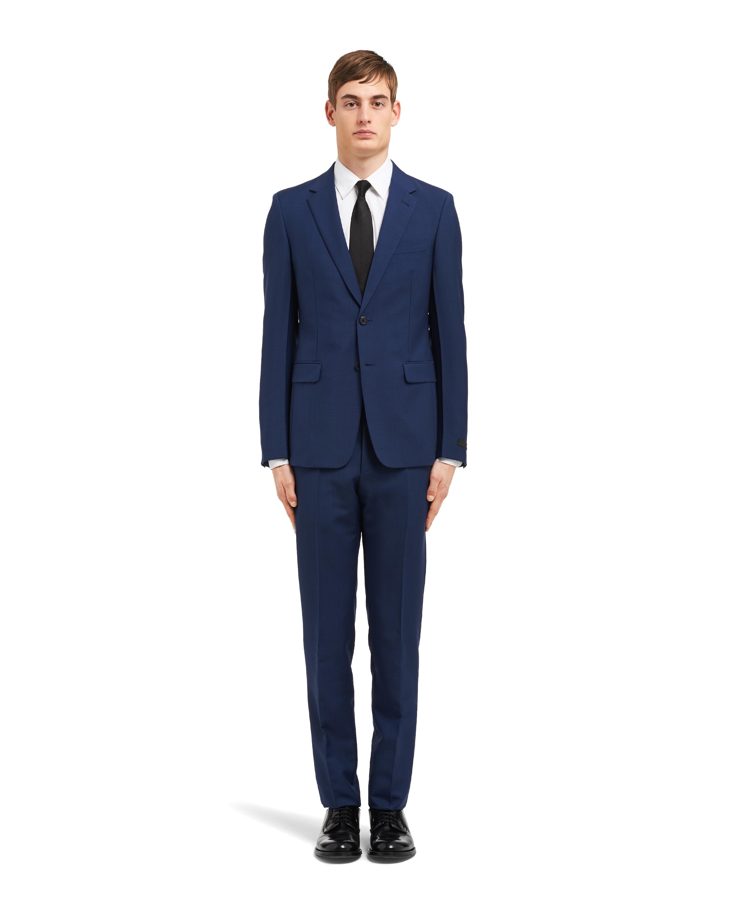 Baltic Blue Summer Kid Mohair Suit | Prada