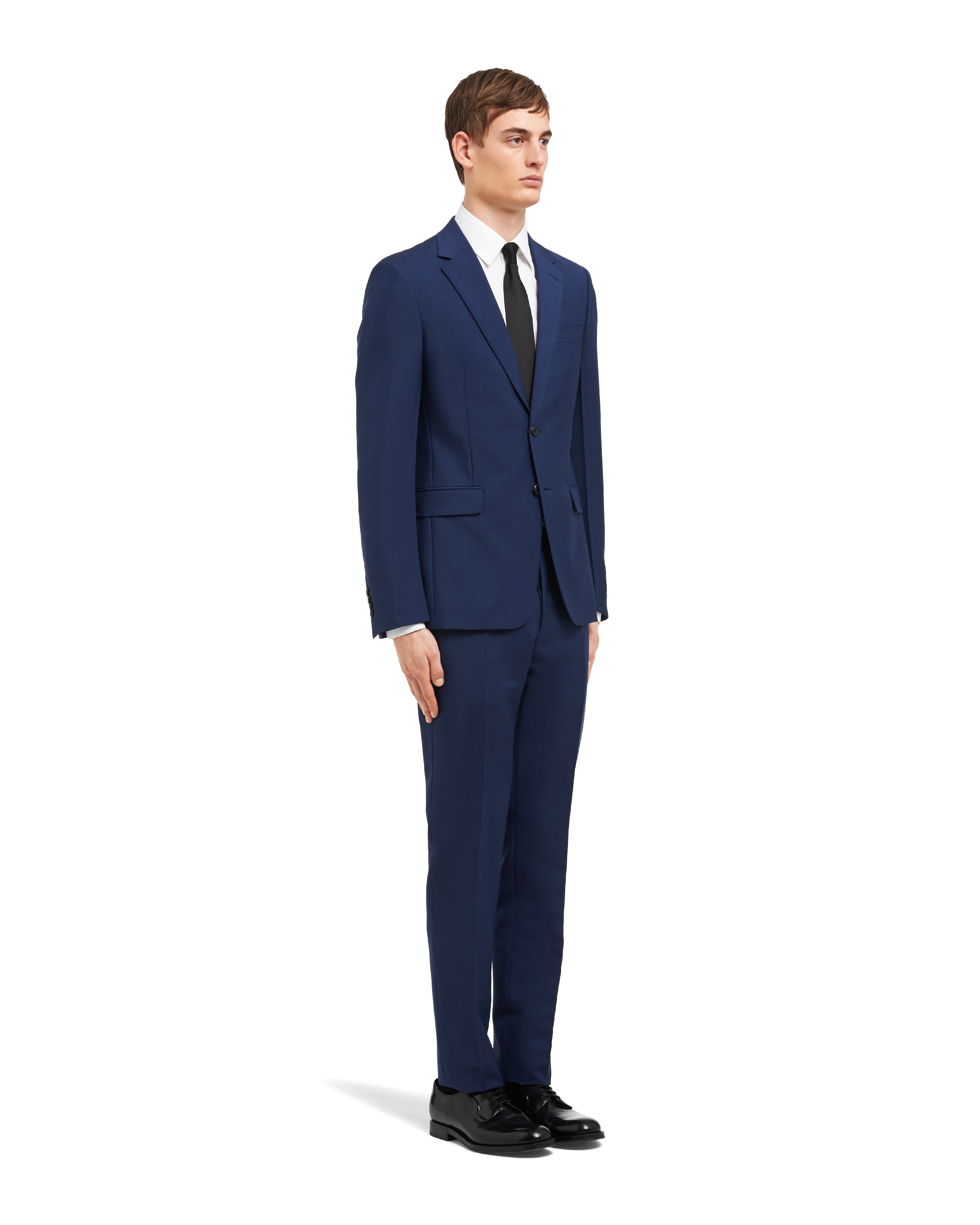 prada blue suit