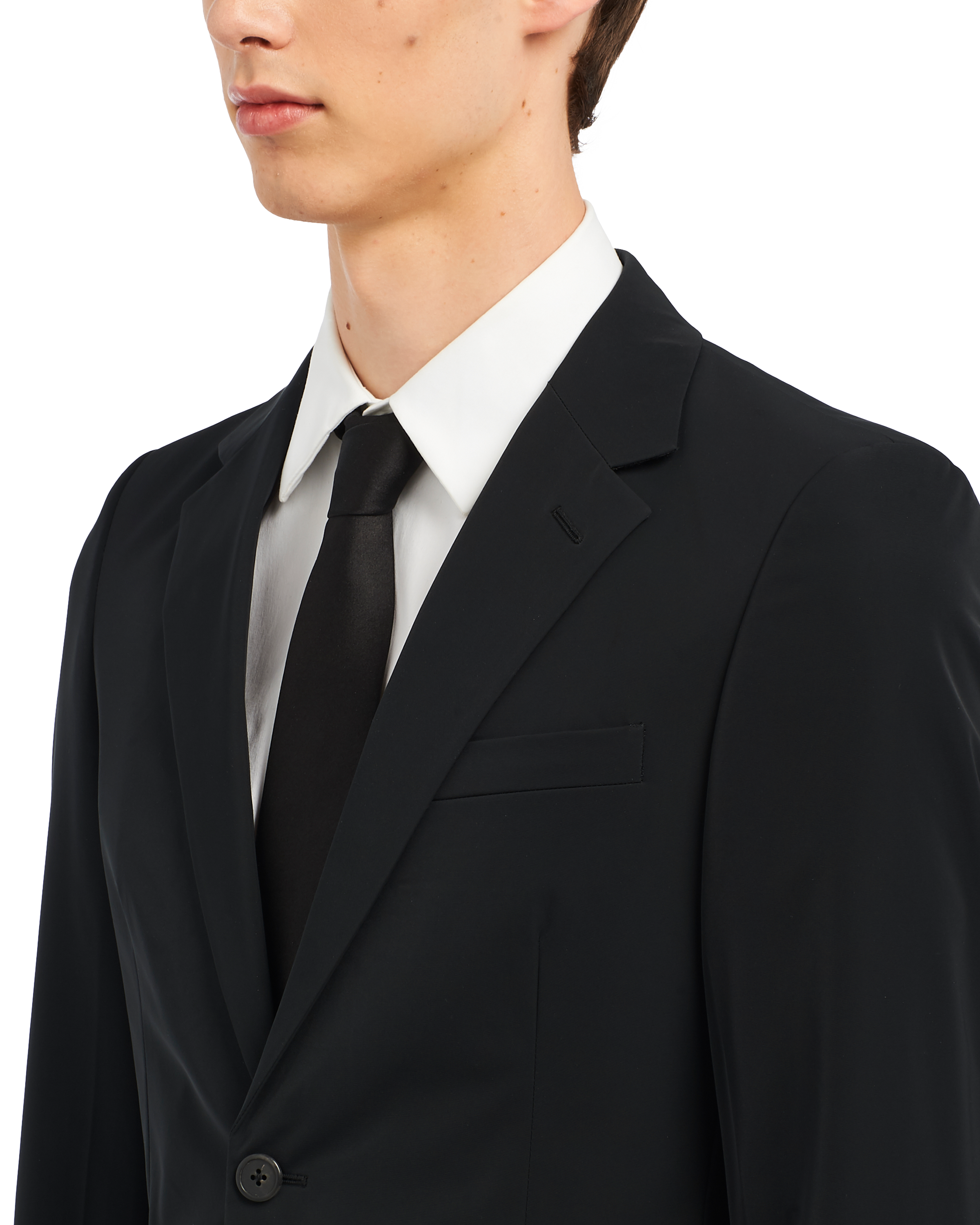 Technical fabric single breasted suit