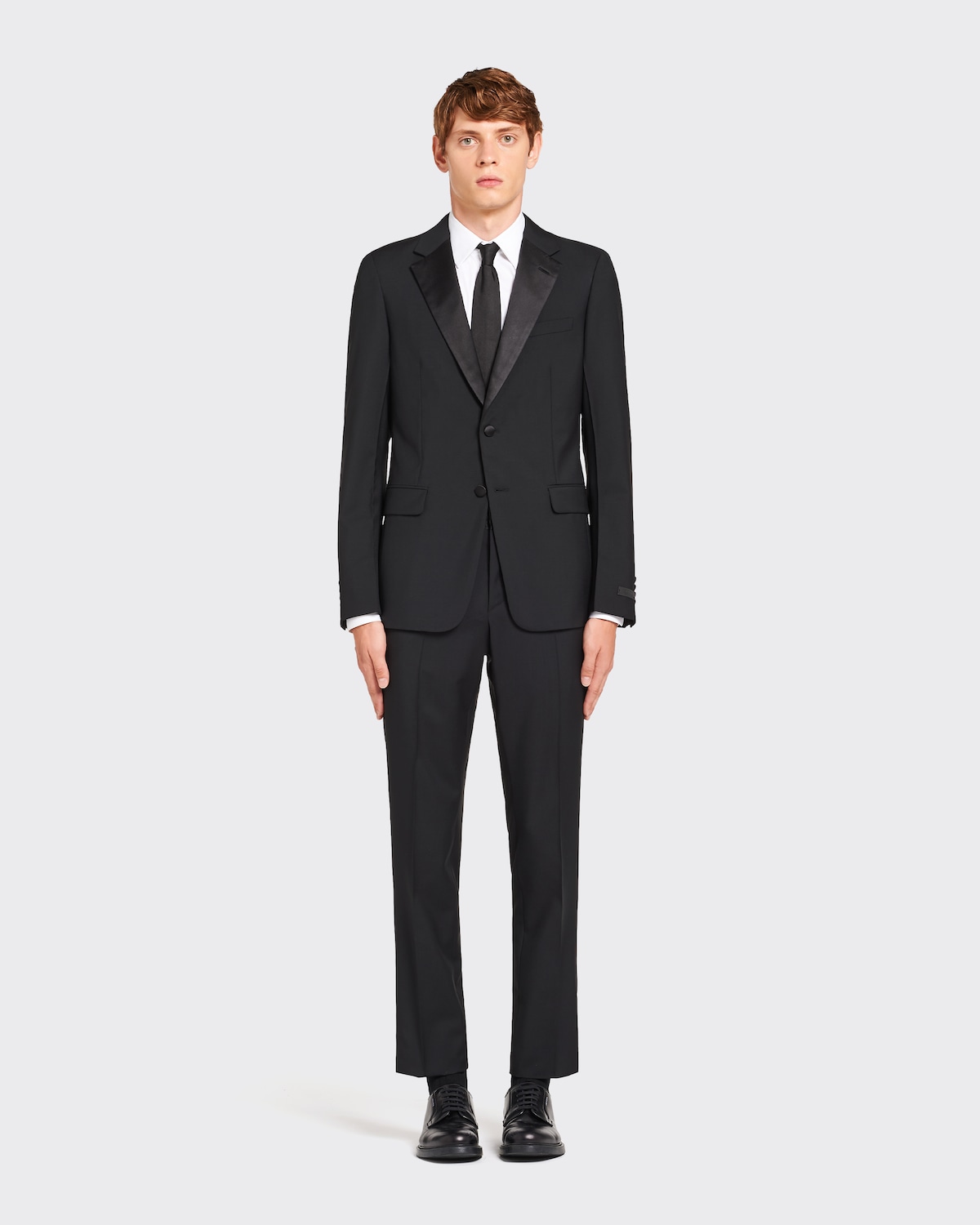 Black Mohair And Wool Suit PRADA