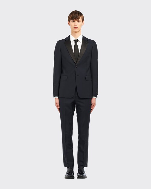 Prada Singled\u002Dbreasted two\u002Dbutton wool mohair tuxedo 2
