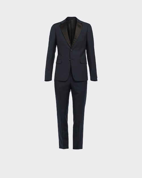 Prada Singled-breasted two-button wool mohair tuxedo 1