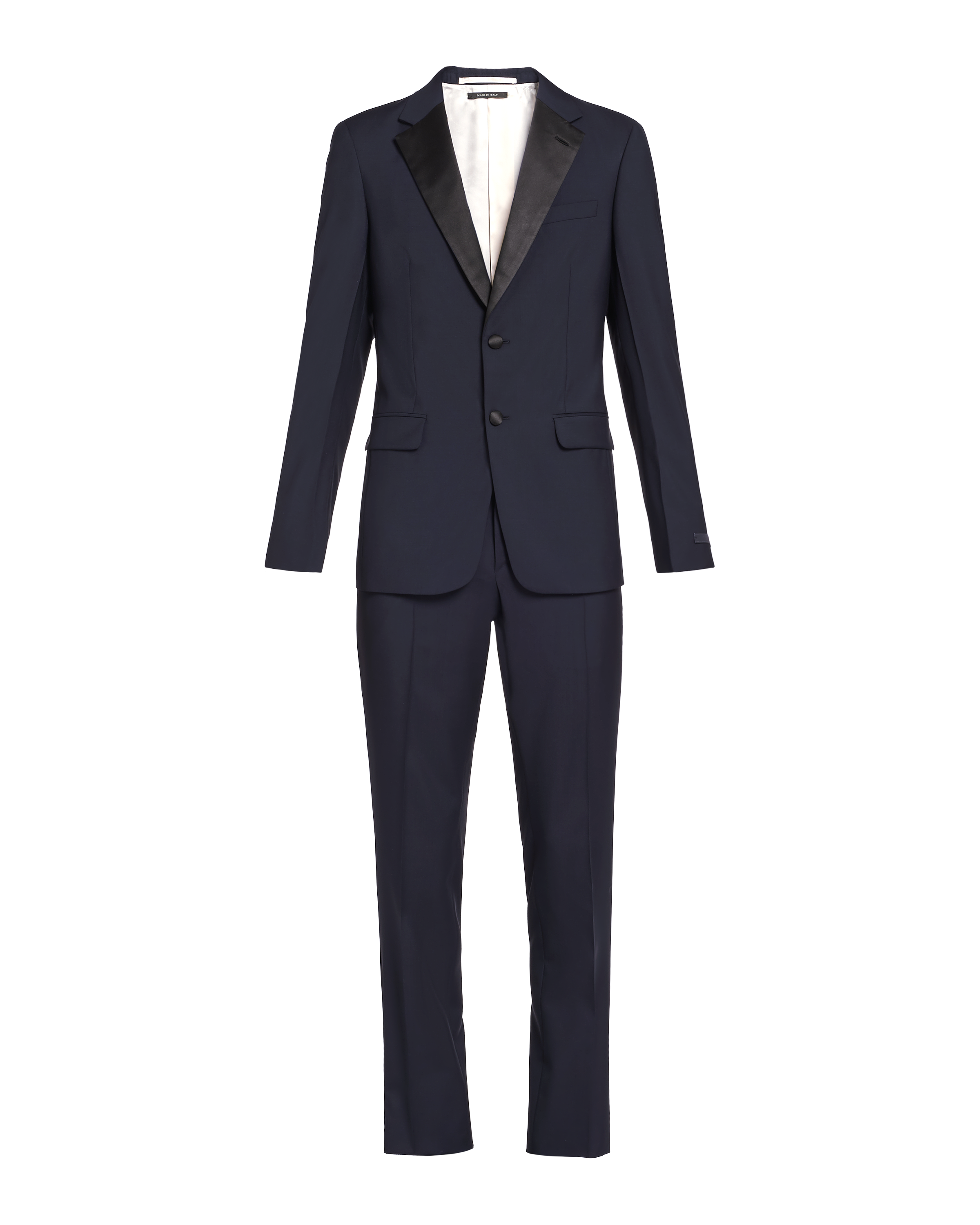 Blue/black Mohair and wool suit | Prada
