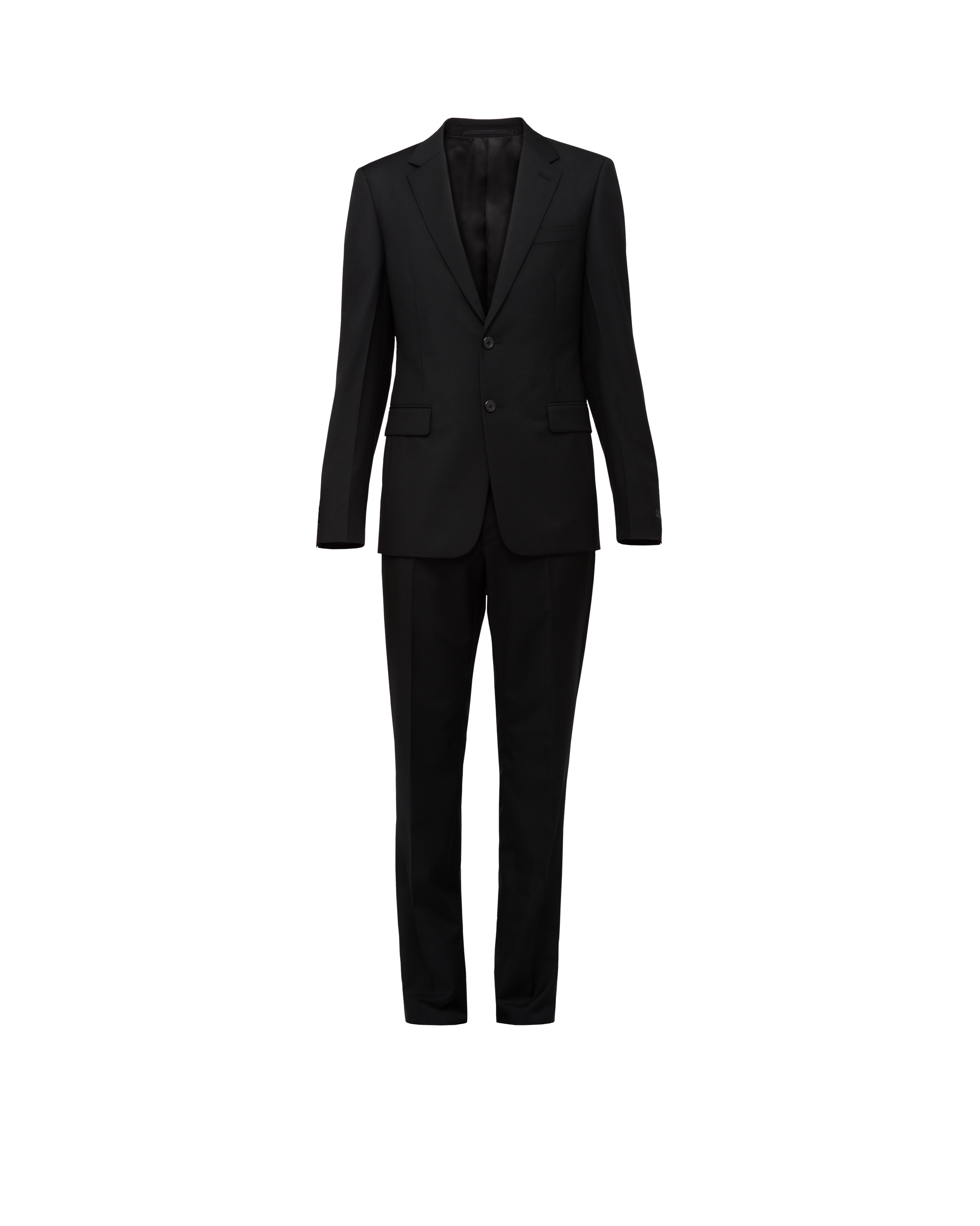 Single Breasted Wool And Mohair Suit 