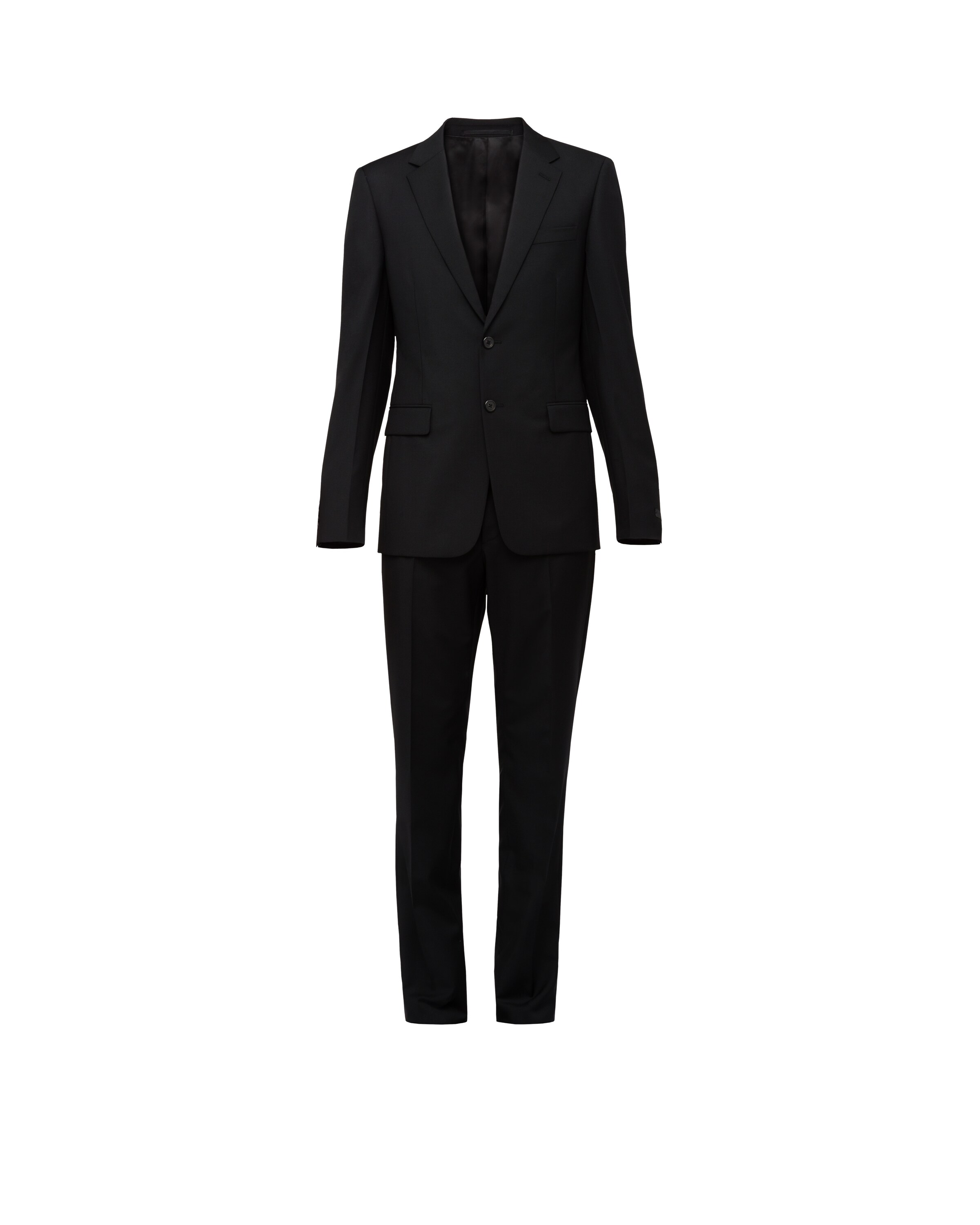 Prada Abito Monopetto In Mohair E Lana, Uomo, Nero, Taglia 54R