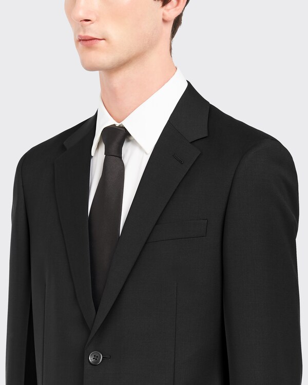 Wool and mohair single-breasted suit Wool and mohair single-breasted suit