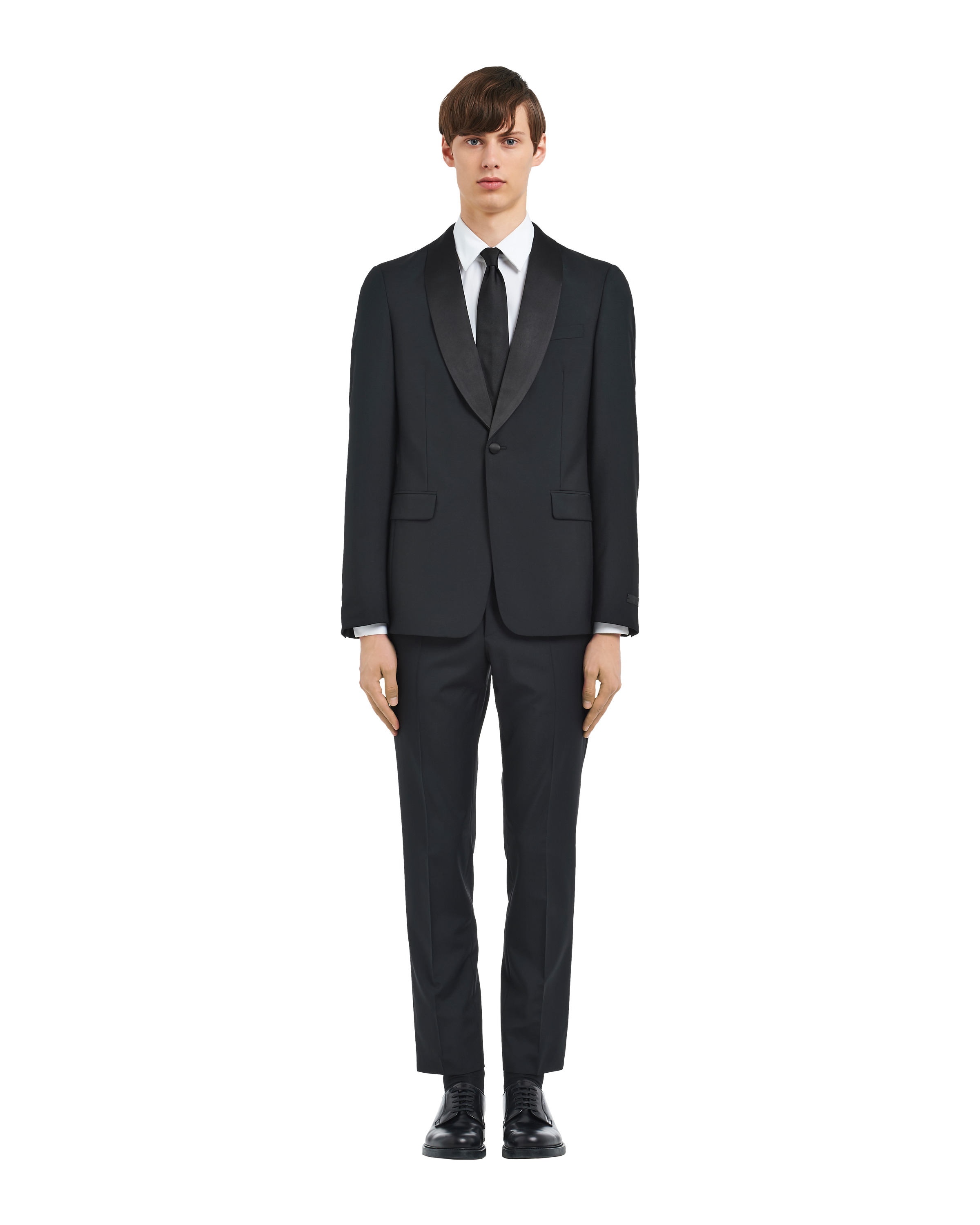 Black Wool and mohair tuxedo | Prada