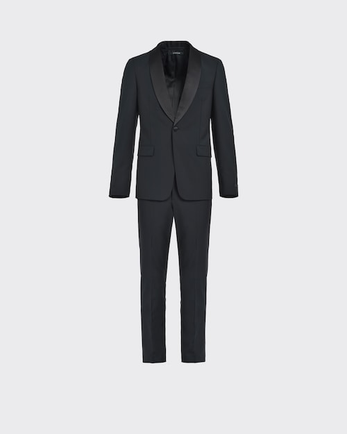 Prada Abito smoking in lana e mohair 1
