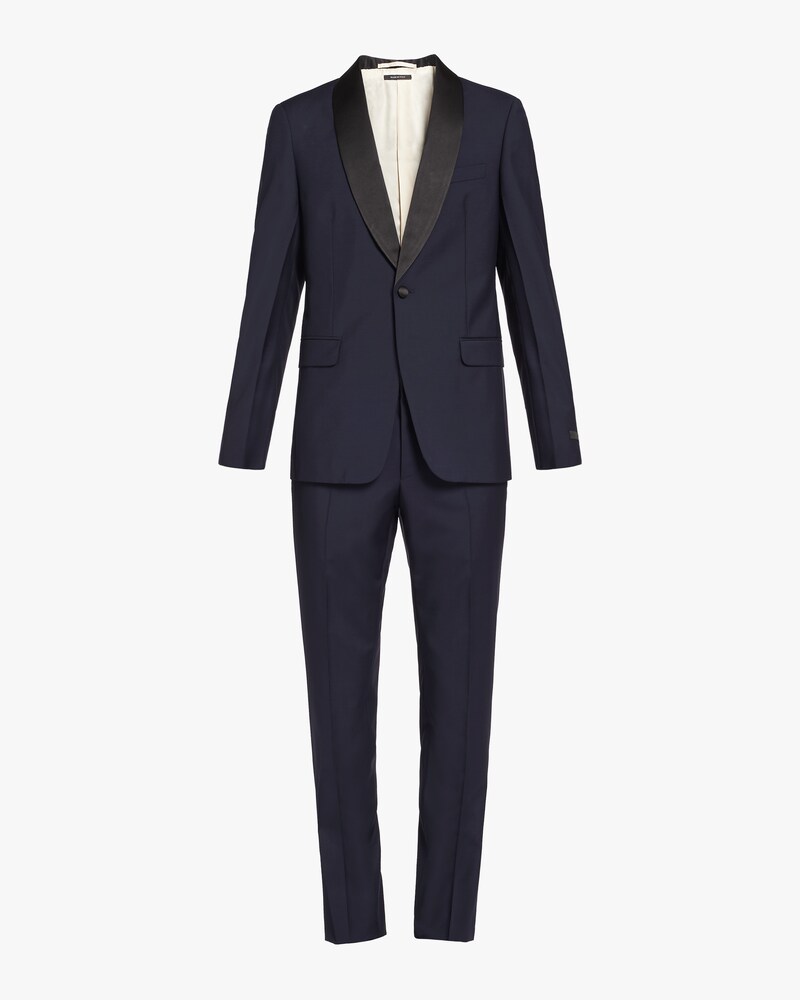 prada blue suit