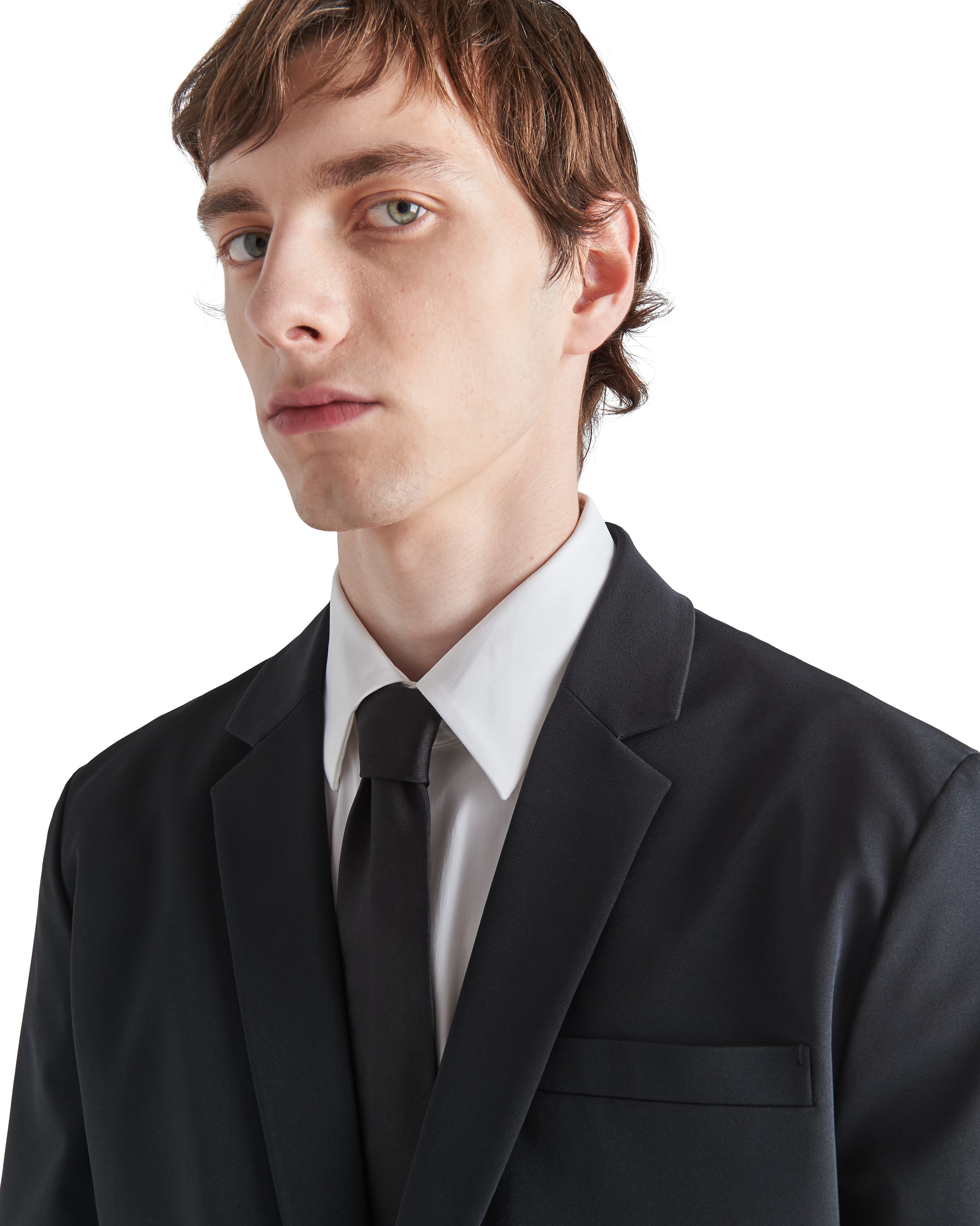 Prada Single Breasted Tailored Suit In Black