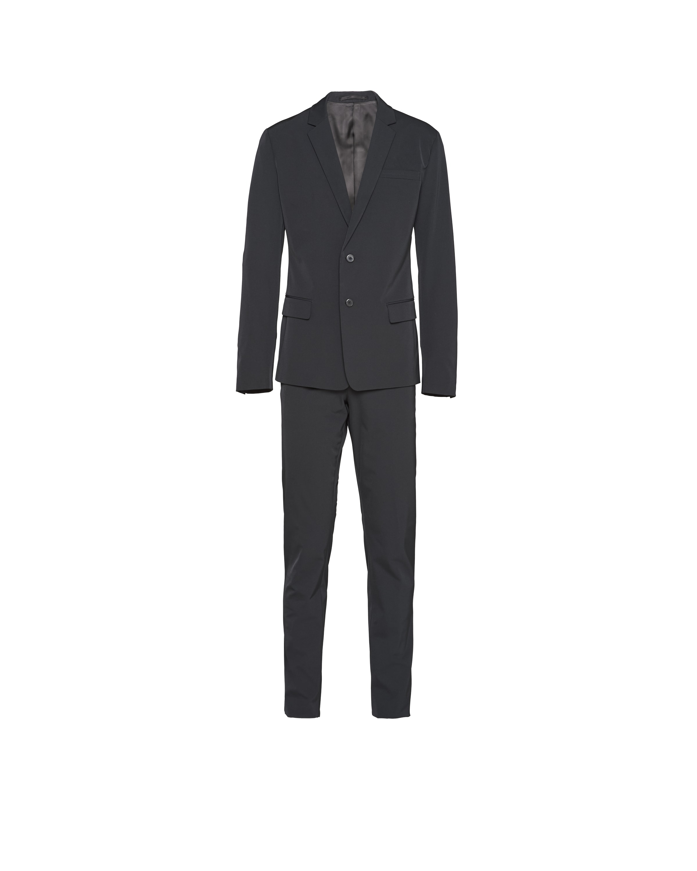 Prada Abito Monopetto In Tecno Stretch, Uomo, Nero, Taglia 50R