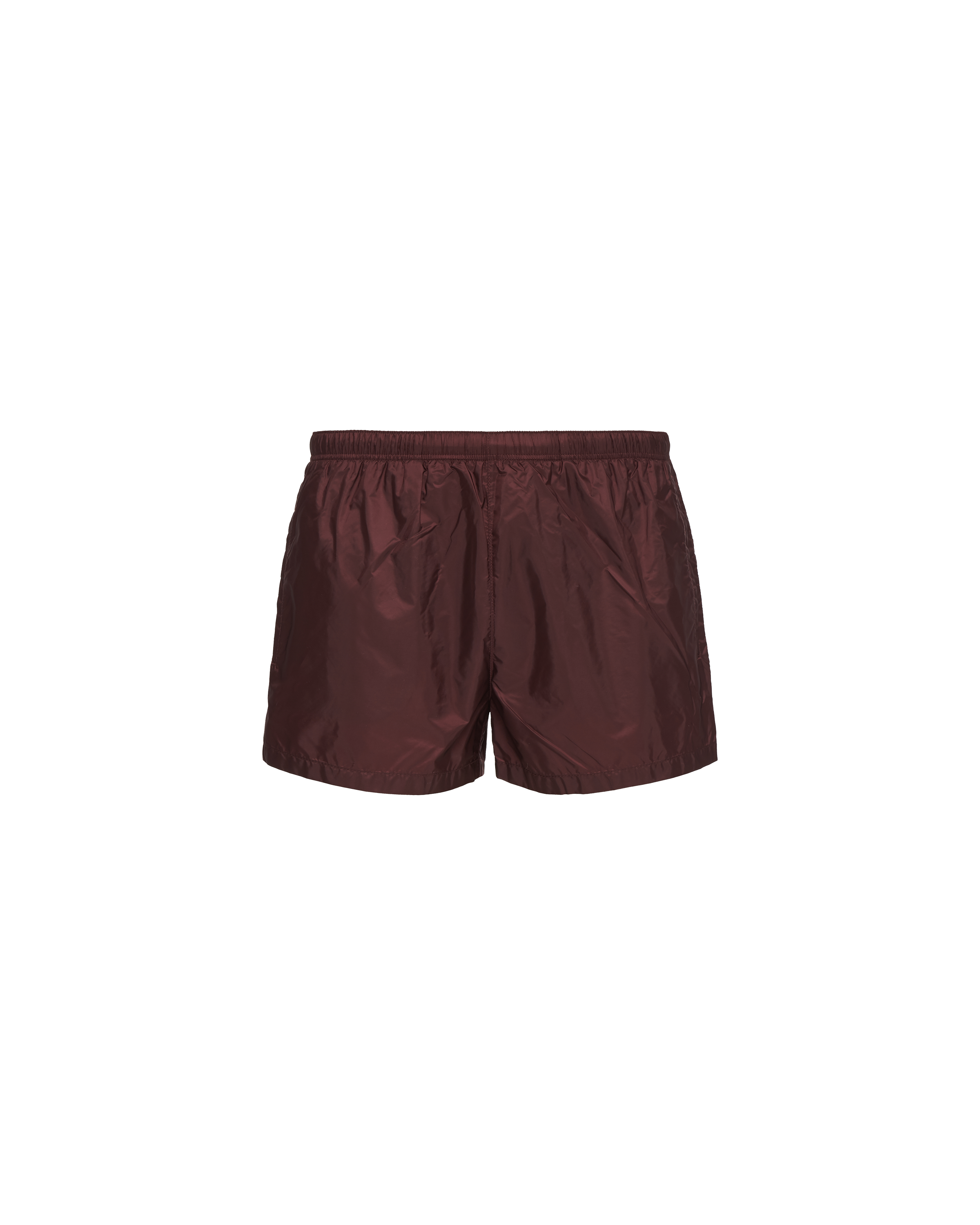 Burgundy swim trunks