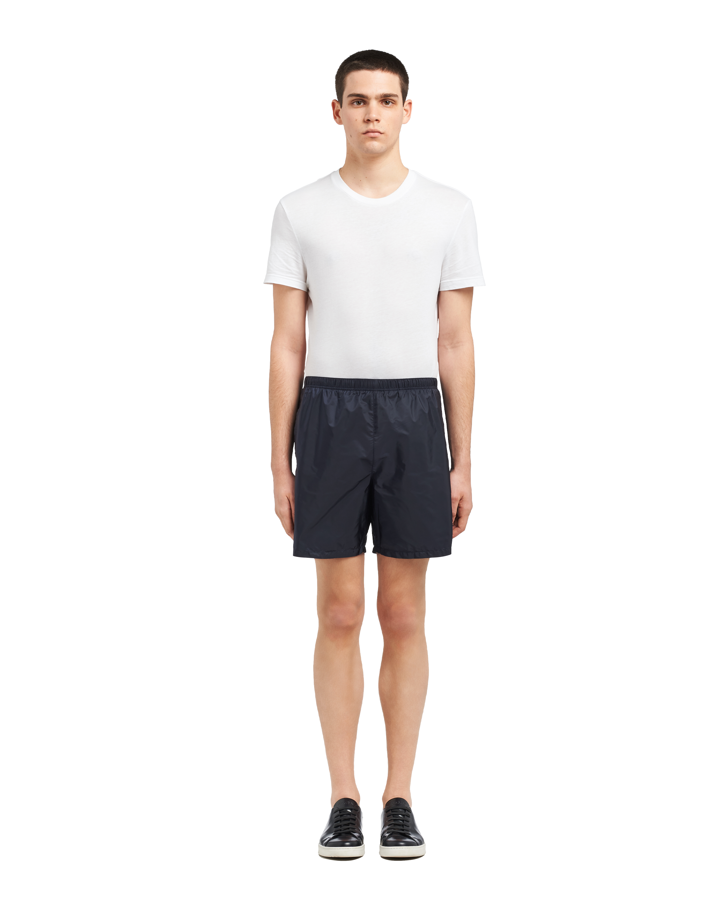 prada nylon swim shorts