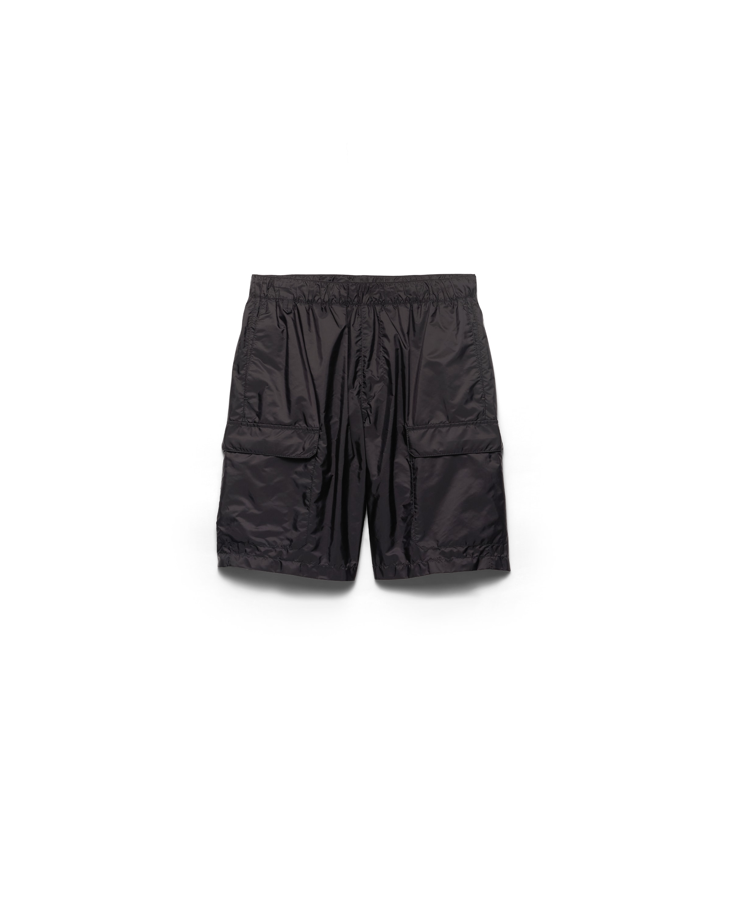 Prada Re-nylon Swim Trunks, Man, Black, Size 56