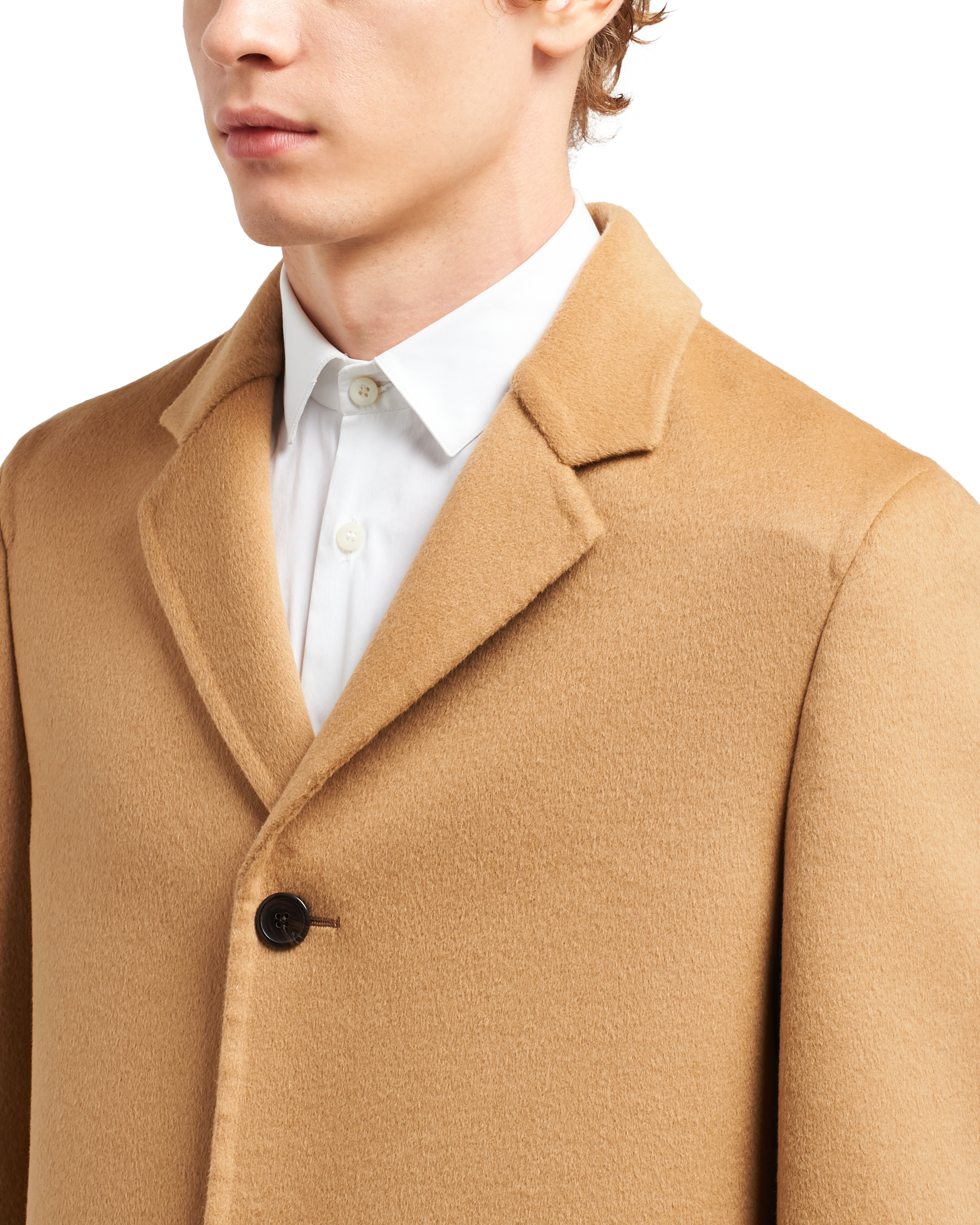 Prada sales camel coat