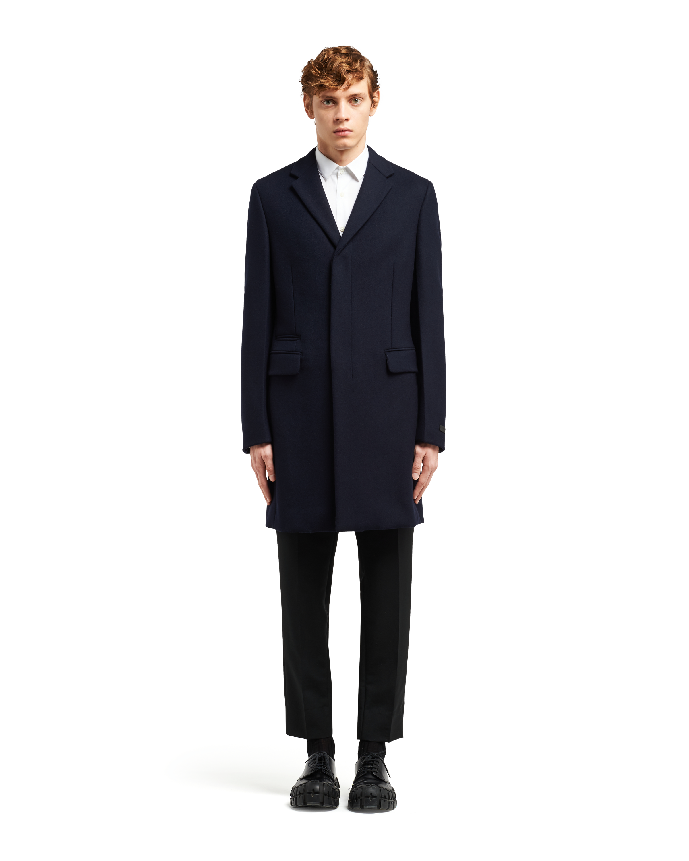 Stretch cloth coat | Prada