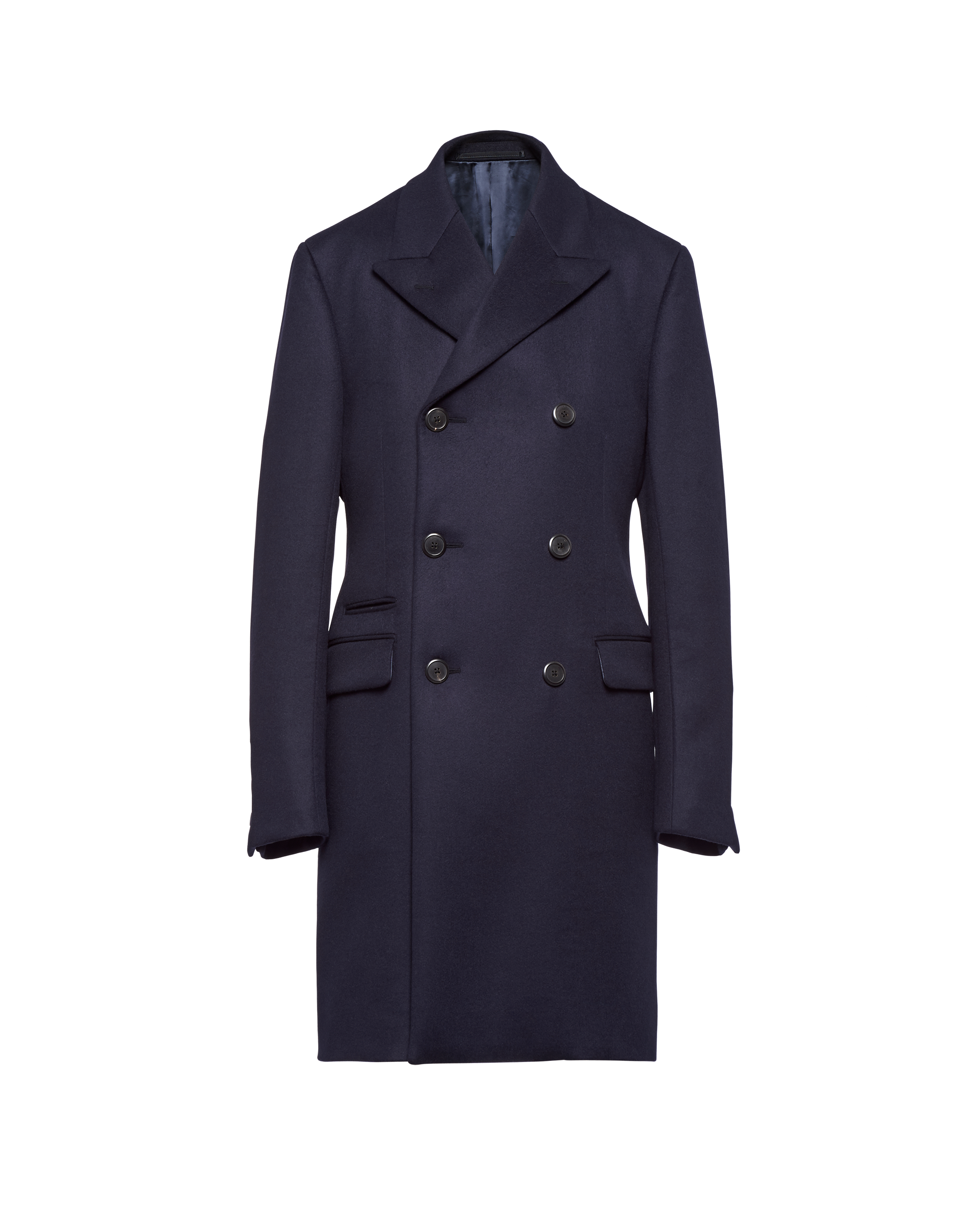 Double-breasted cashmere coat | Prada