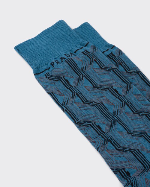 Prada Superfine wool ankle socks 2