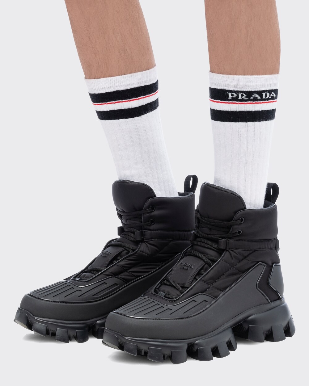prada shoes socks