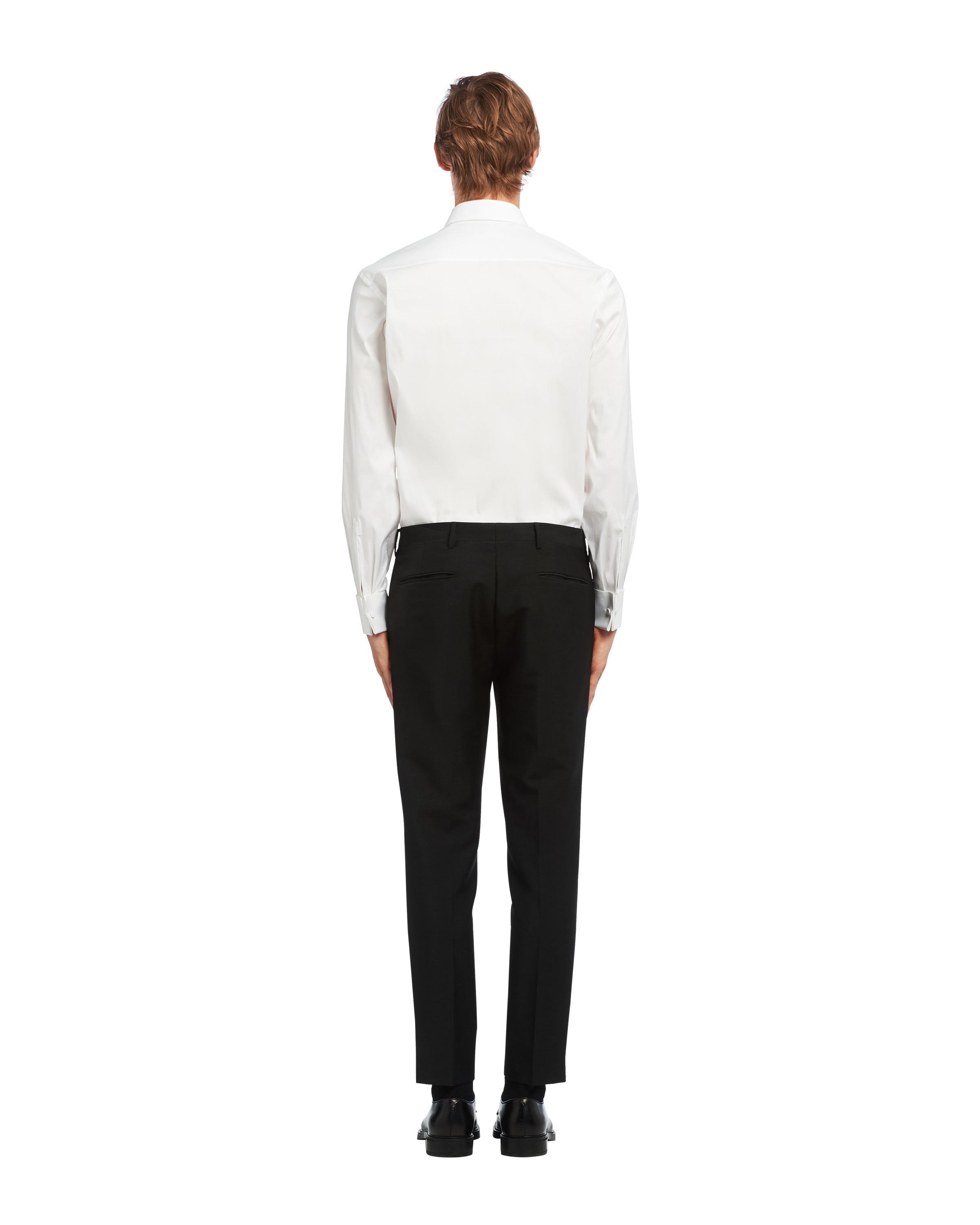 Prada 彈性府綢西裝襯衫 4