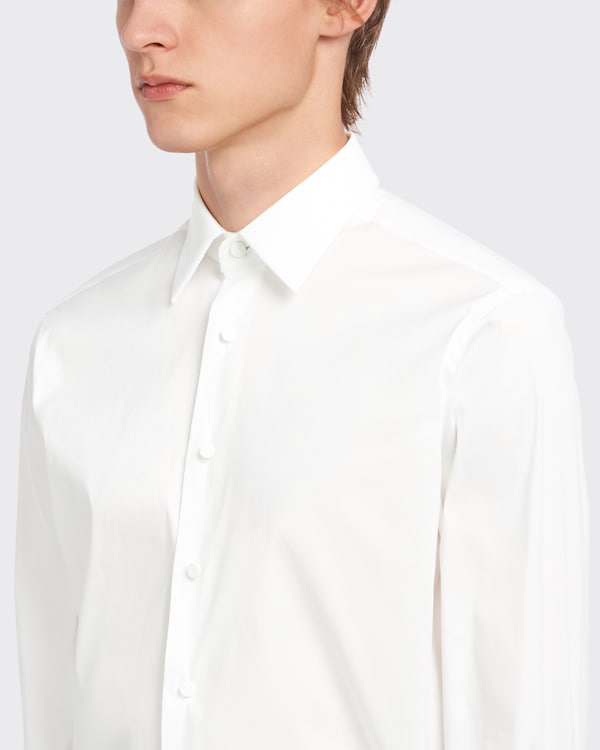 Smoking-Hemd aus Stretch-Popeline Smoking-Hemd aus Stretch-Popeline