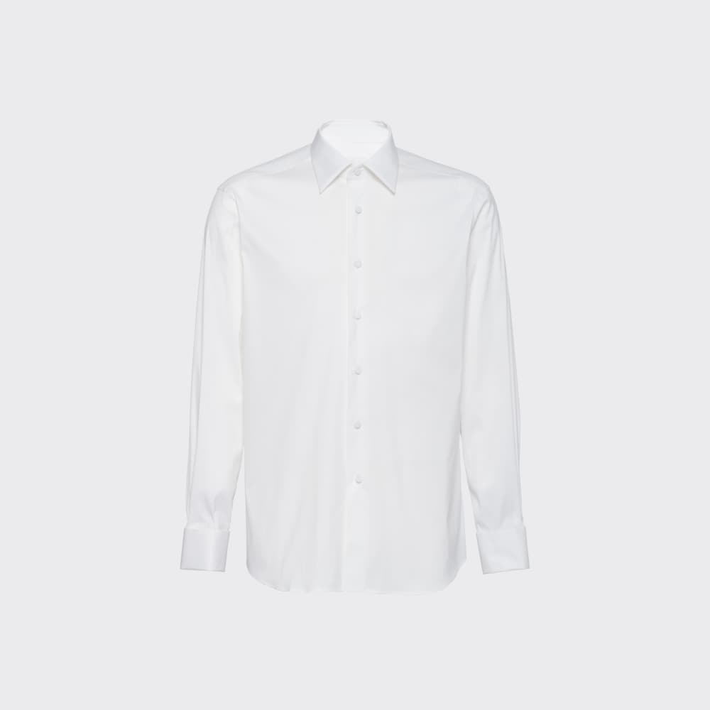 Prada 彈性府綢西裝襯衫 1