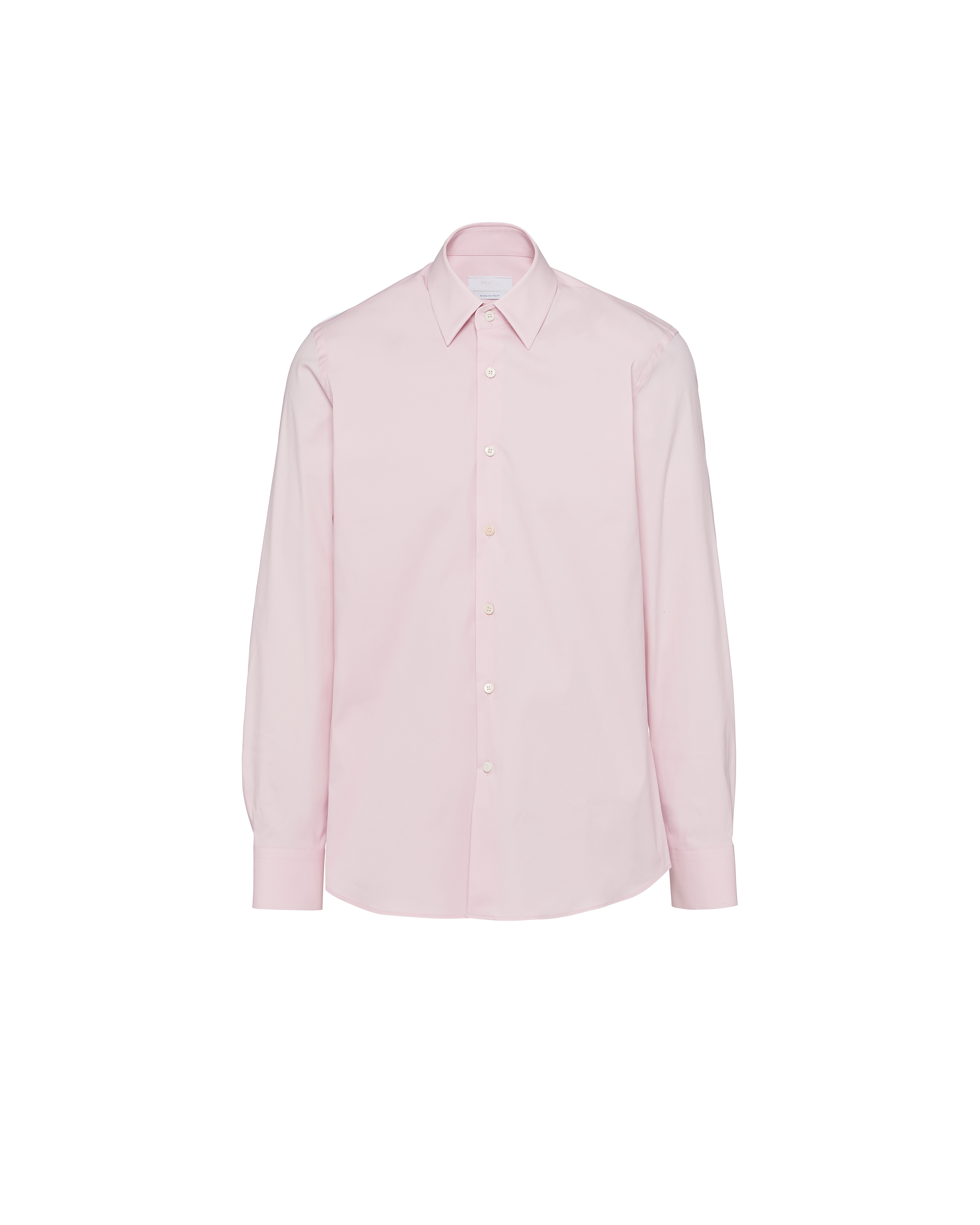 Prada Stretch Cotton Shirt In Rosa