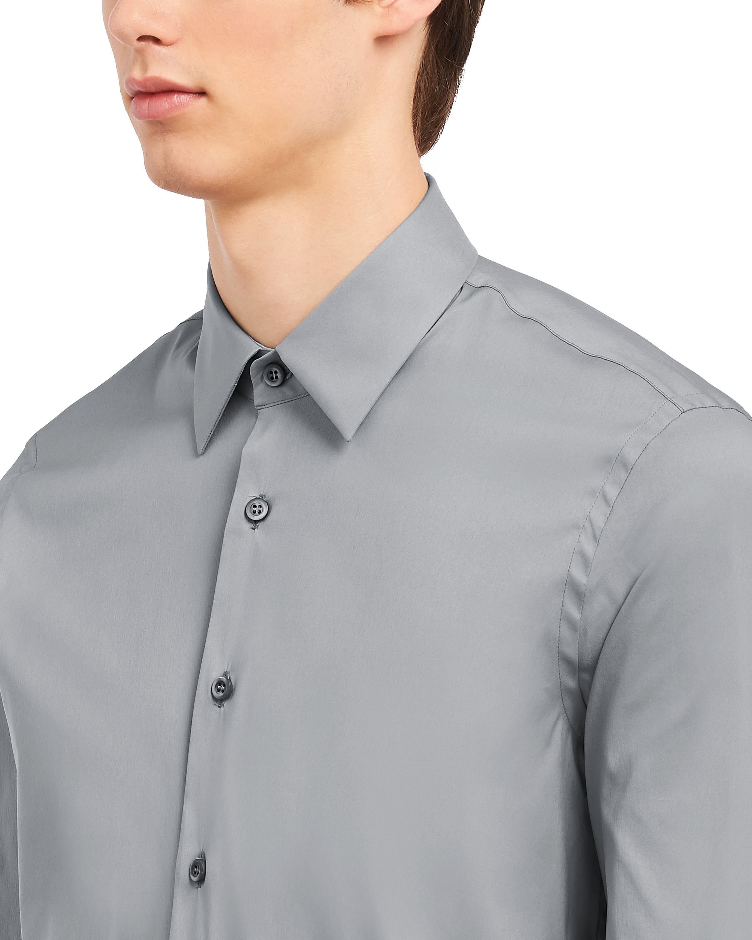Prada Stretch Poplin Shirt 5
