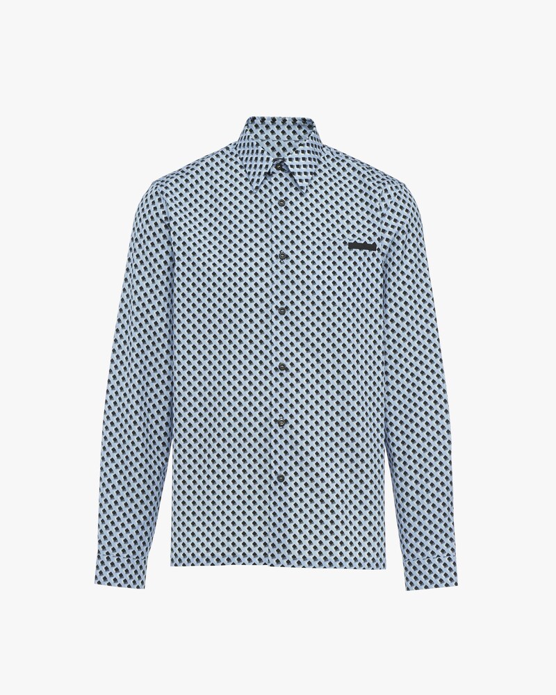 prada clear shirt