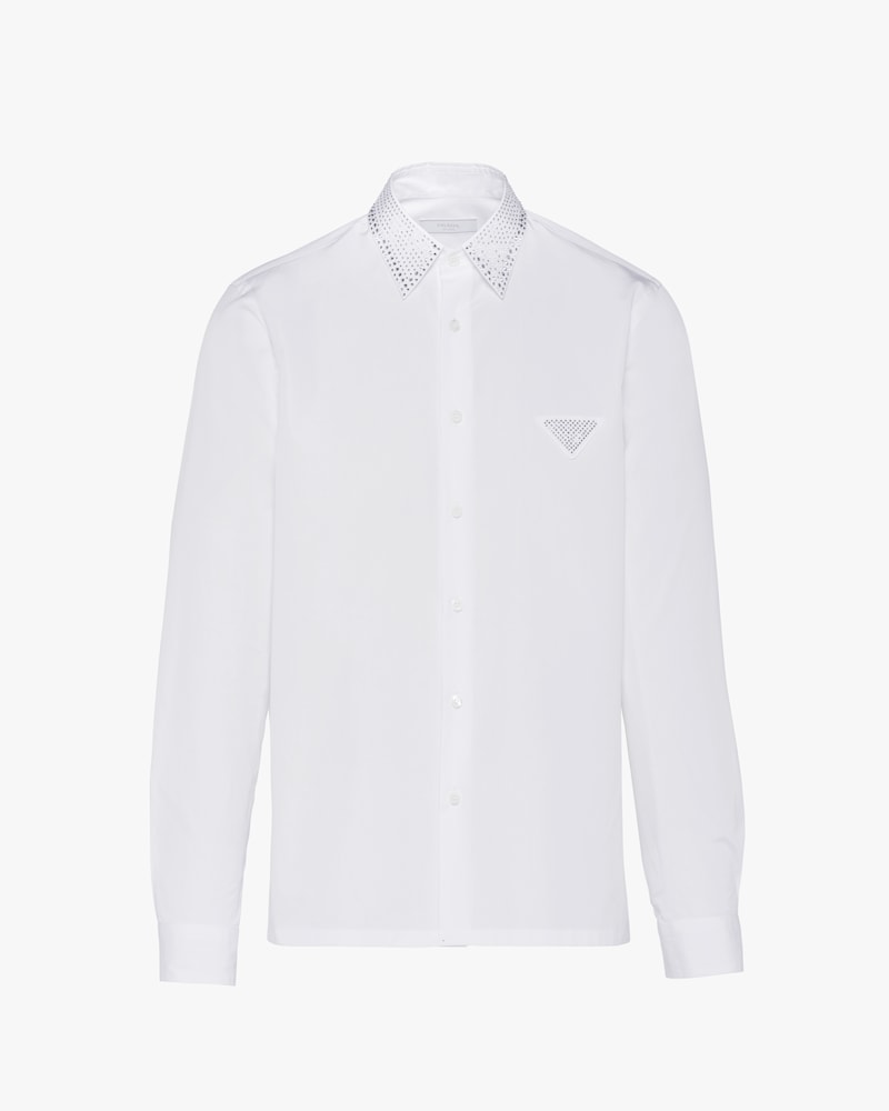 white prada shirt