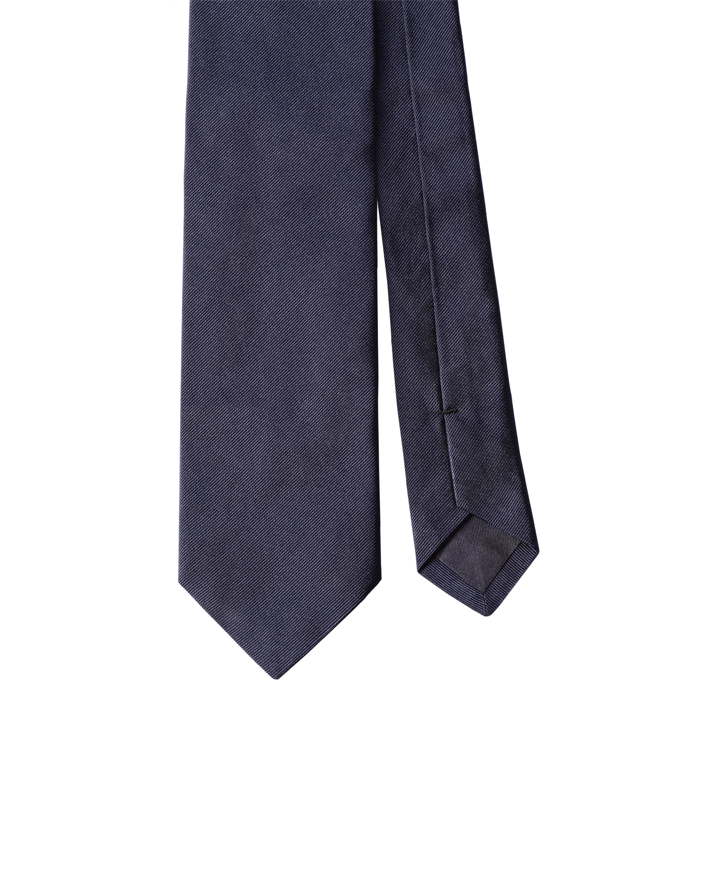 ネイビー マイクロファイユ ネクタイ Prada