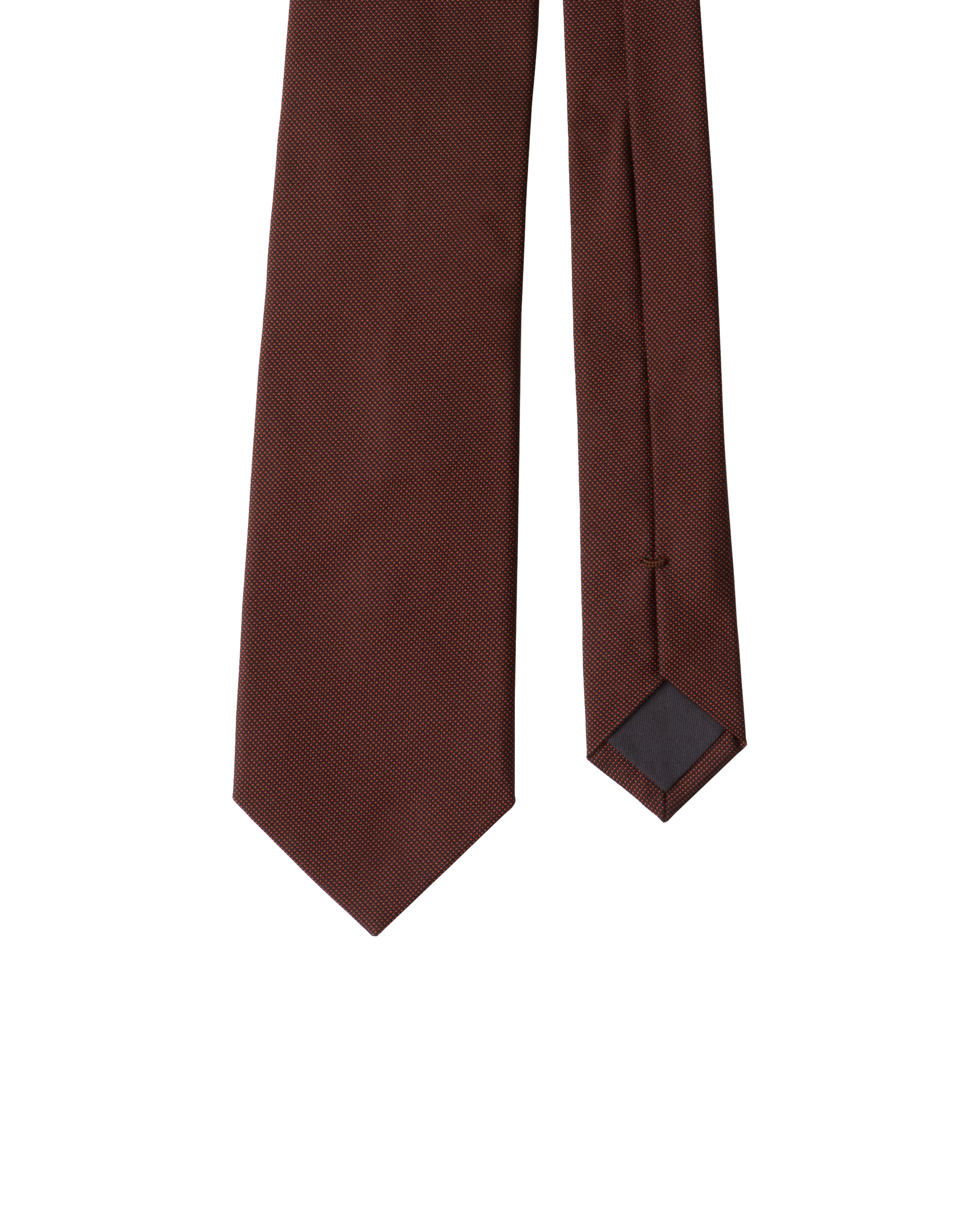 Prada Silk Tie In Rust