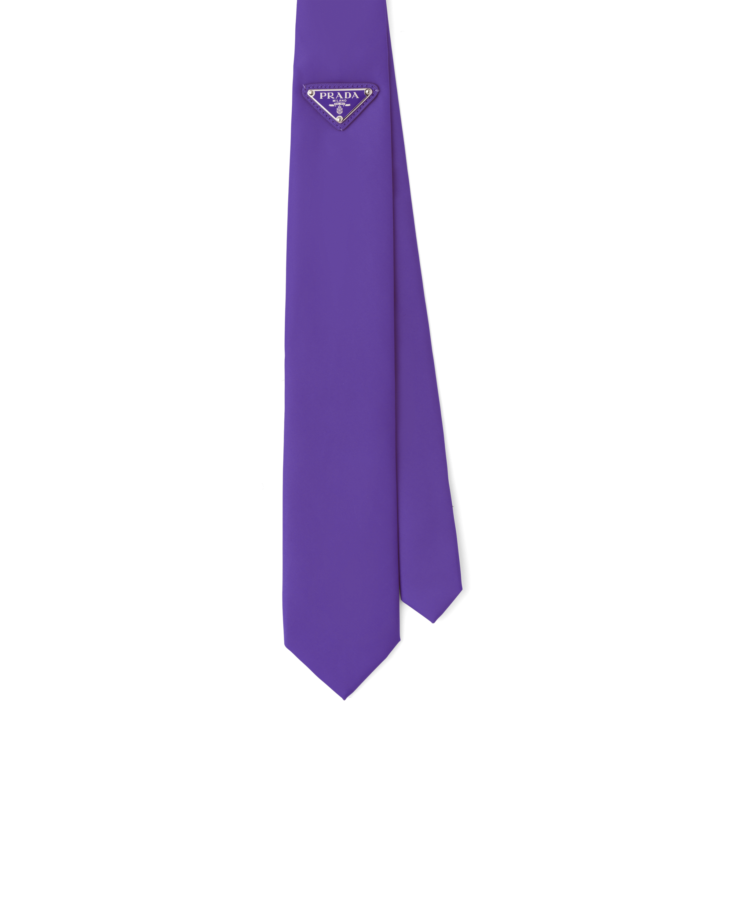 Navy Silk Tie | PRADA