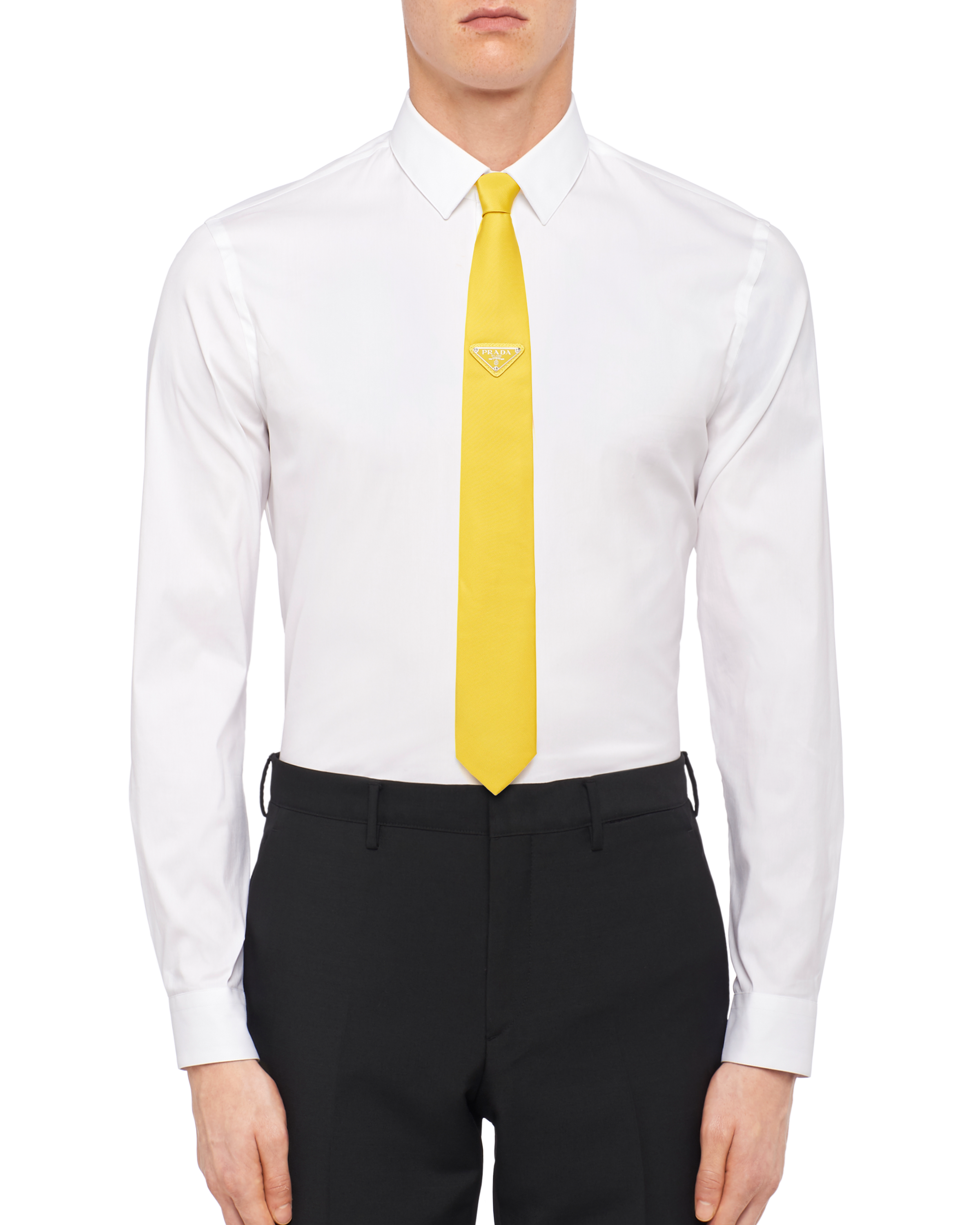 White shirt yellow tie clearance