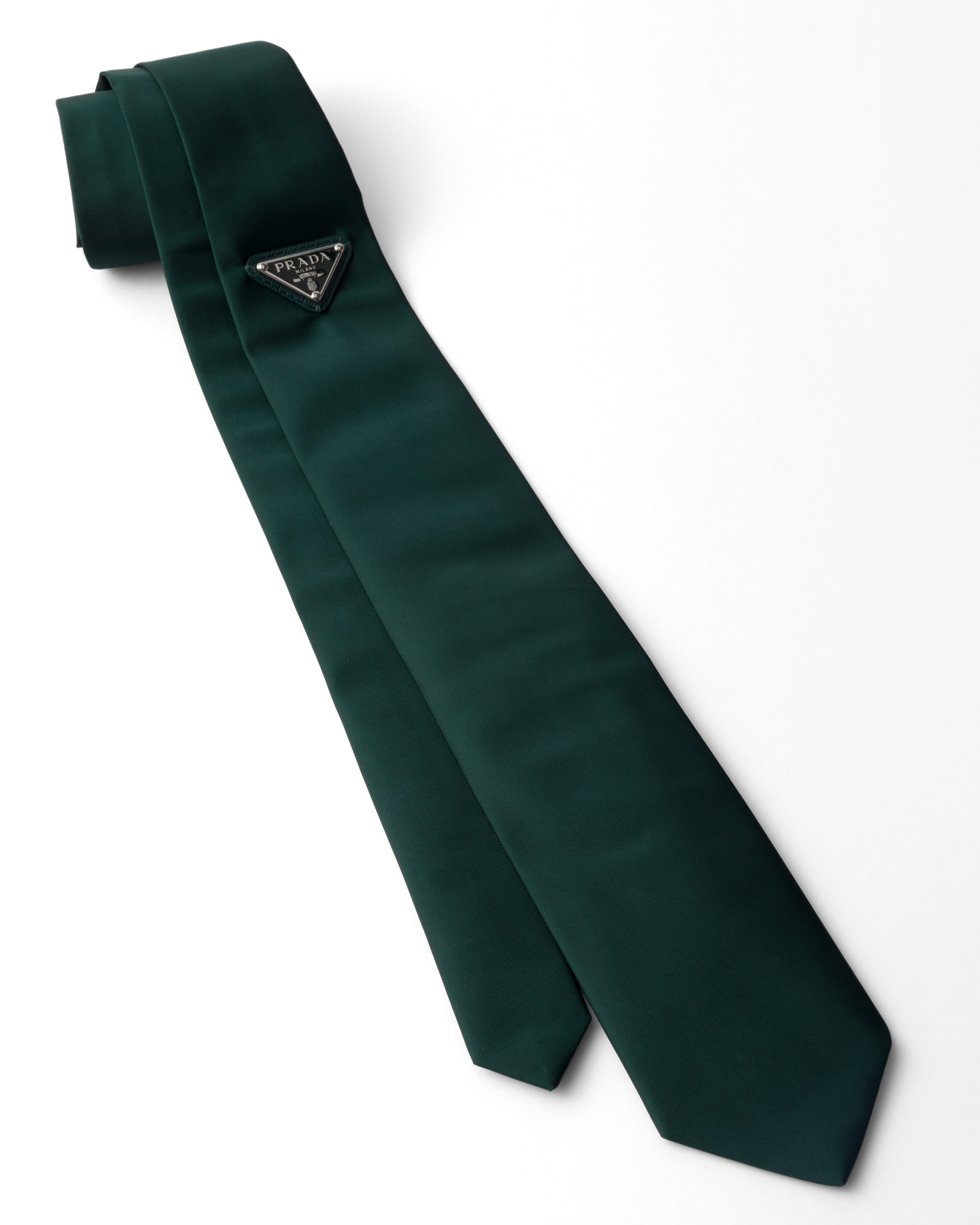 Prada Re-nylon Tie In Green