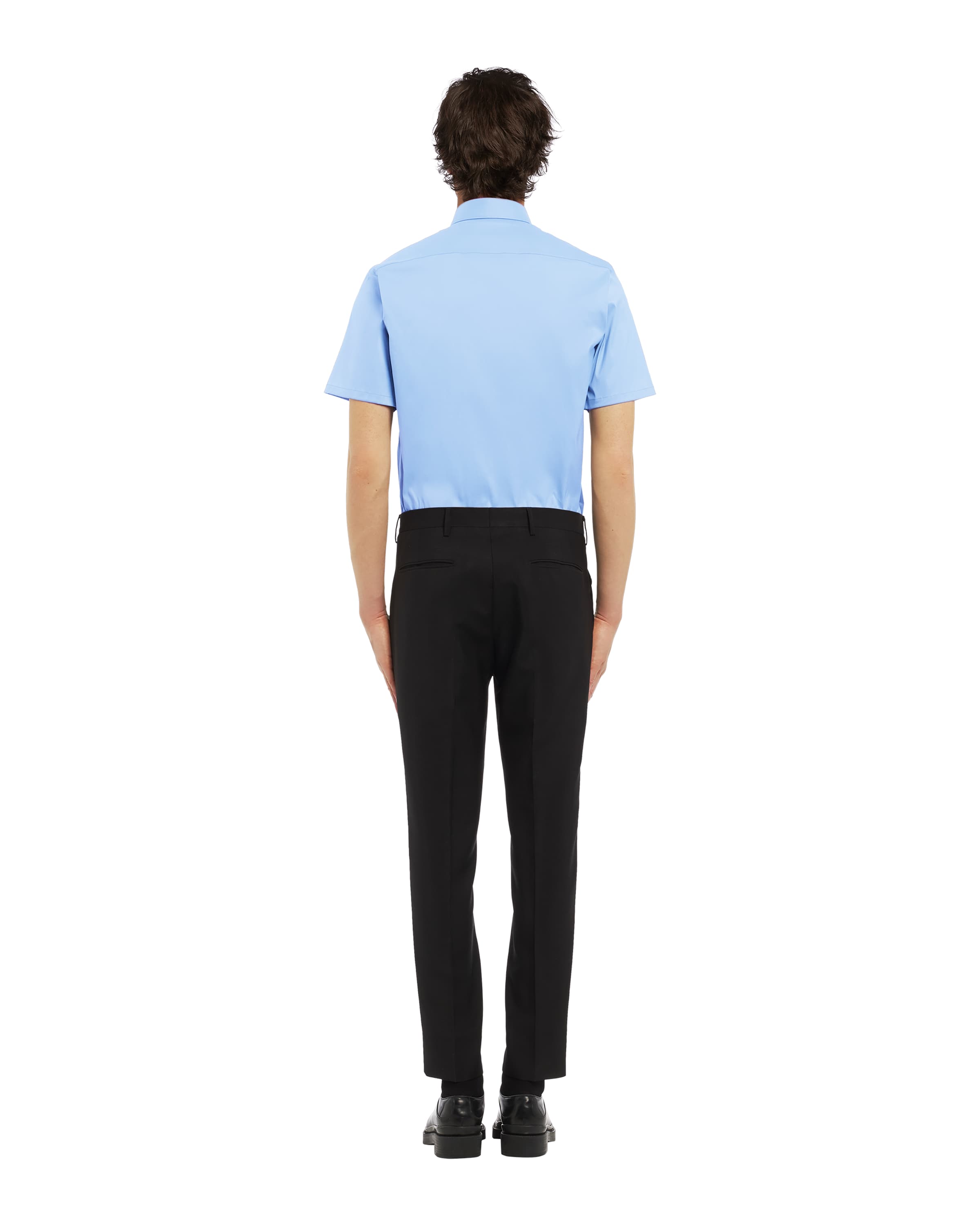PRADA STRIPED SHORT SLEEVED SHIRT main image 1