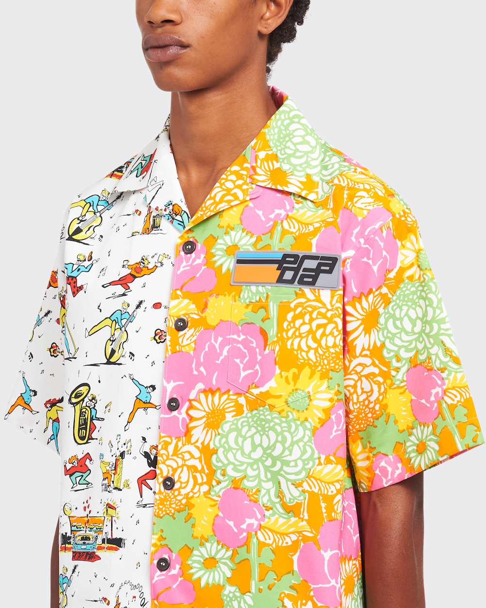 Double Match heavy cotton shirt | Prada