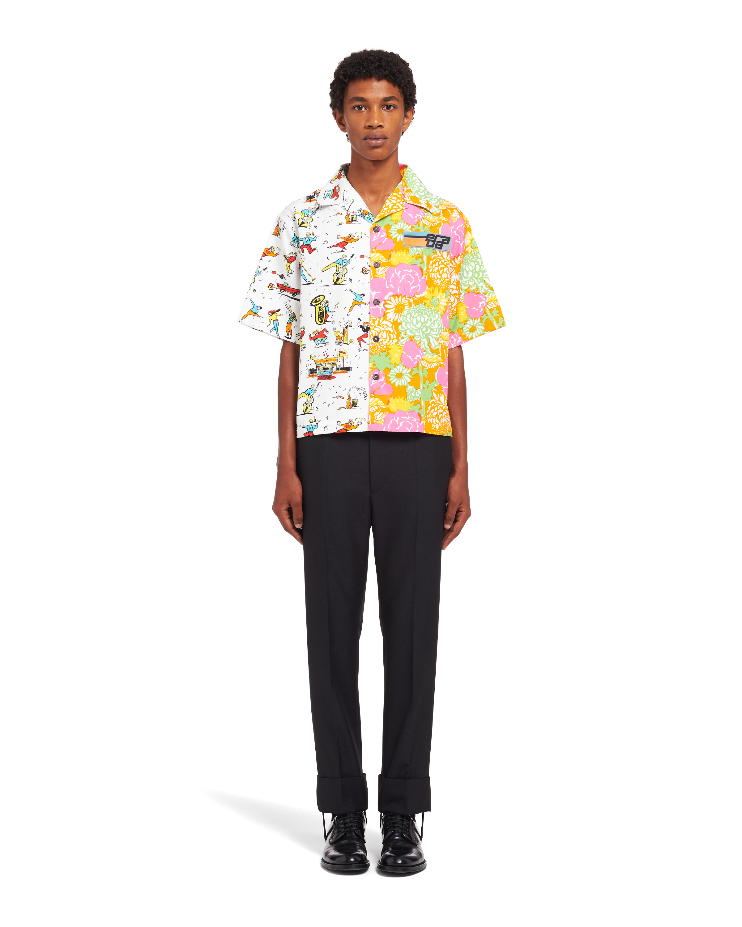 Double Match heavy cotton shirt | Prada