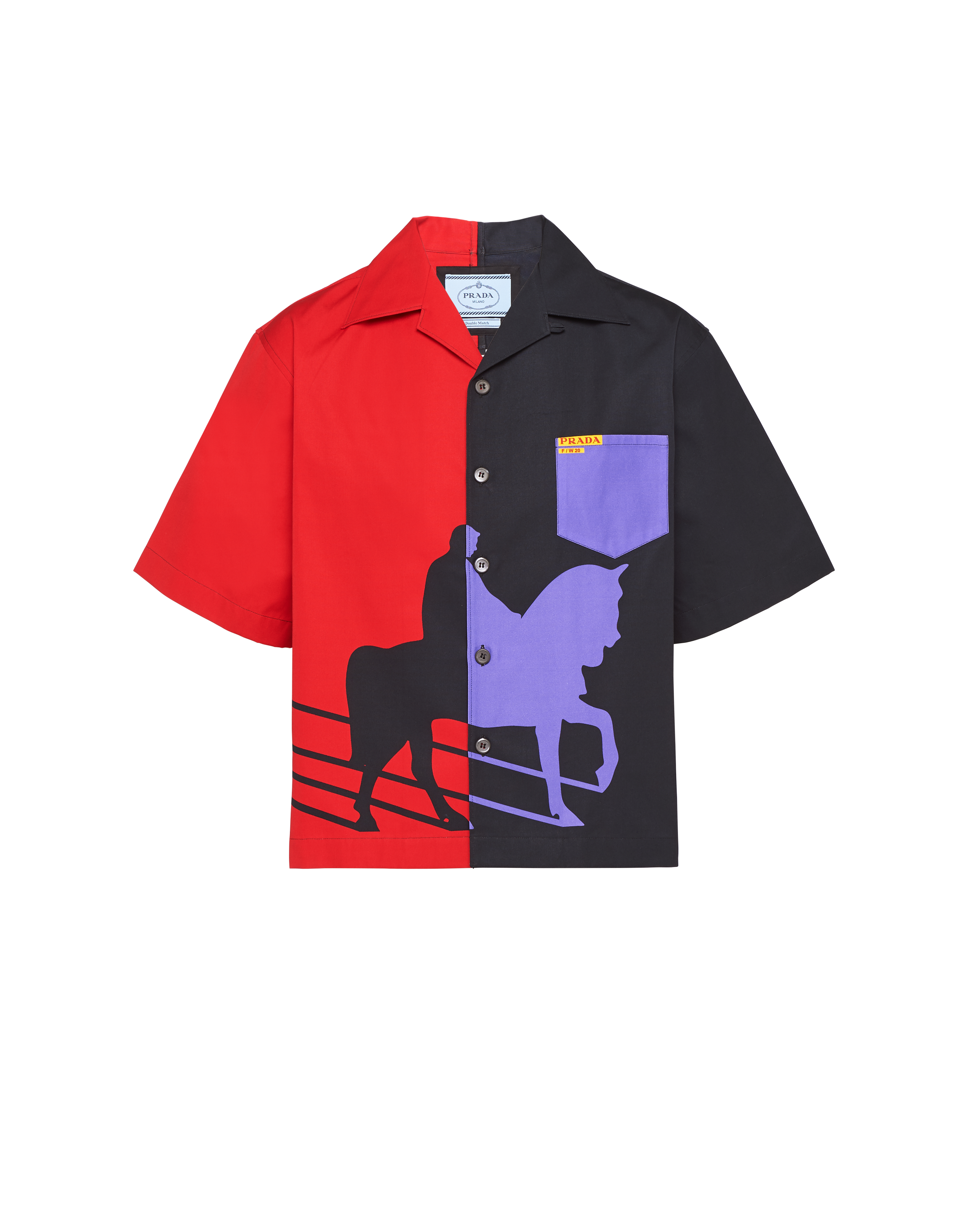 red prada shirt