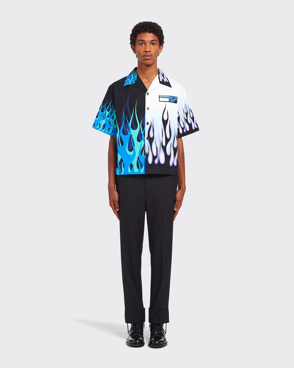 Double Match heavy cotton shirt | Prada