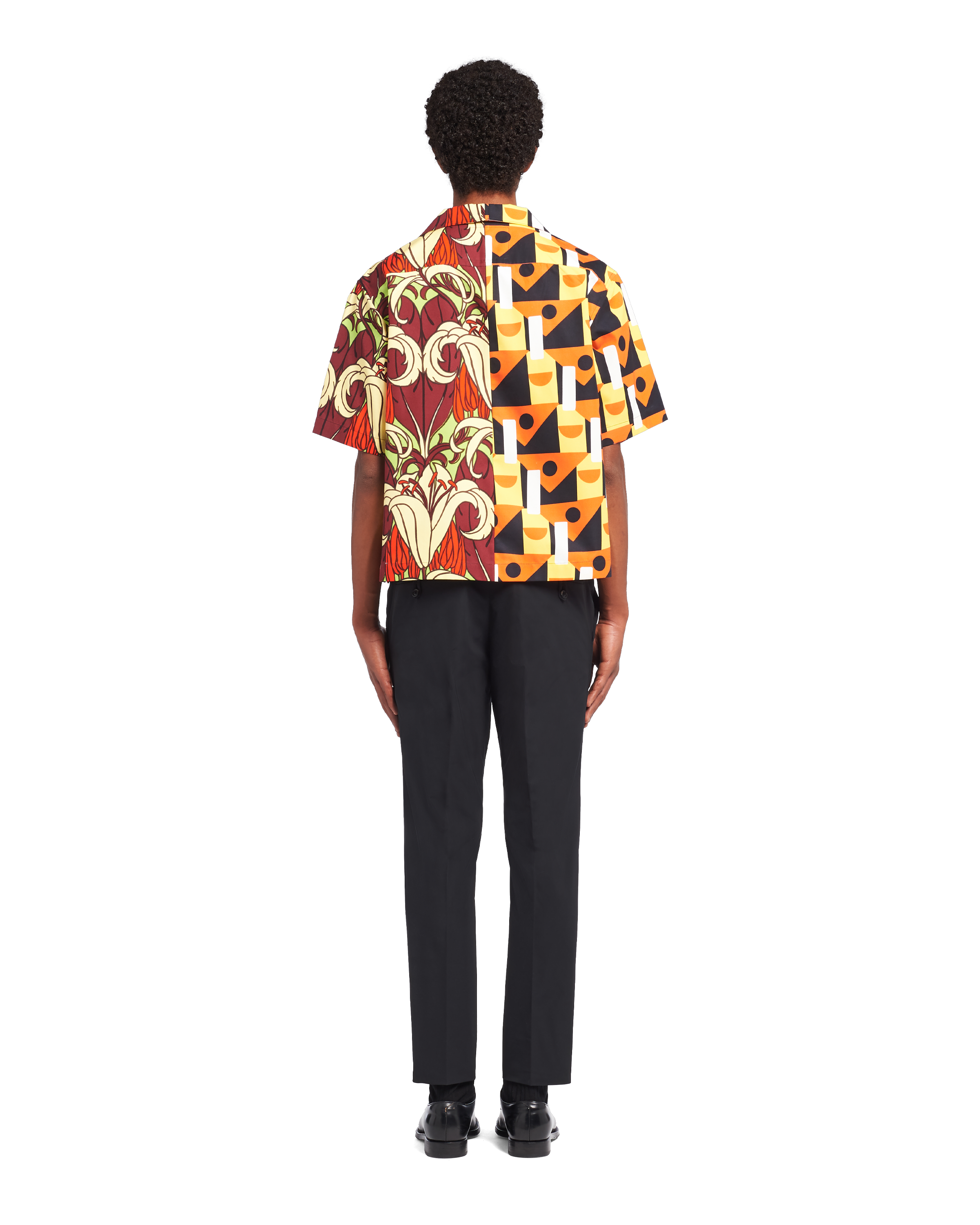 prada flame trousers