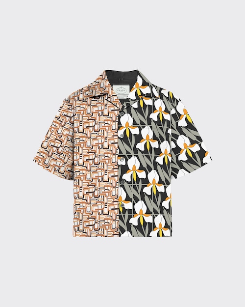 Double Match heavy cotton shirt | Prada