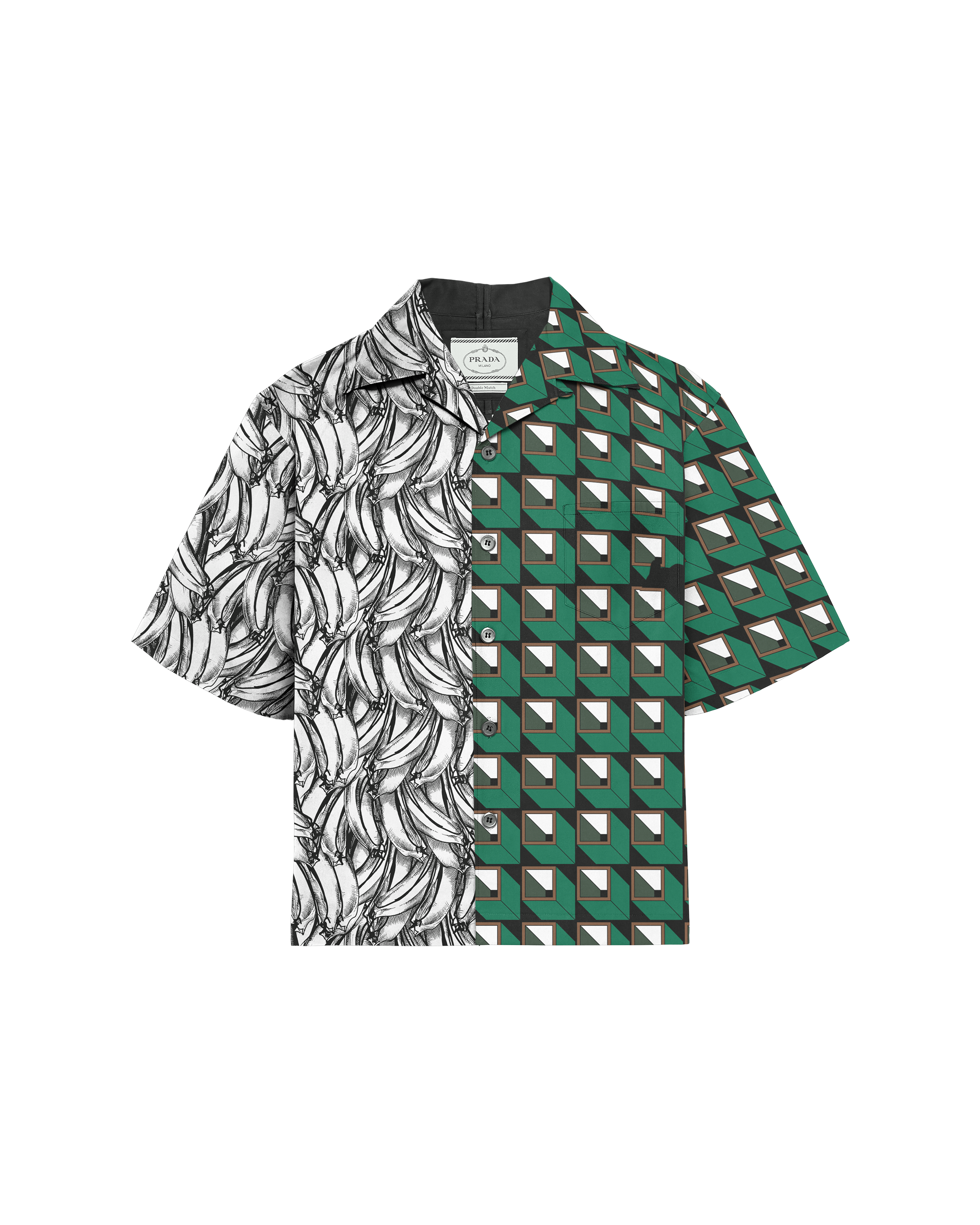 Prada hotsell green shirt