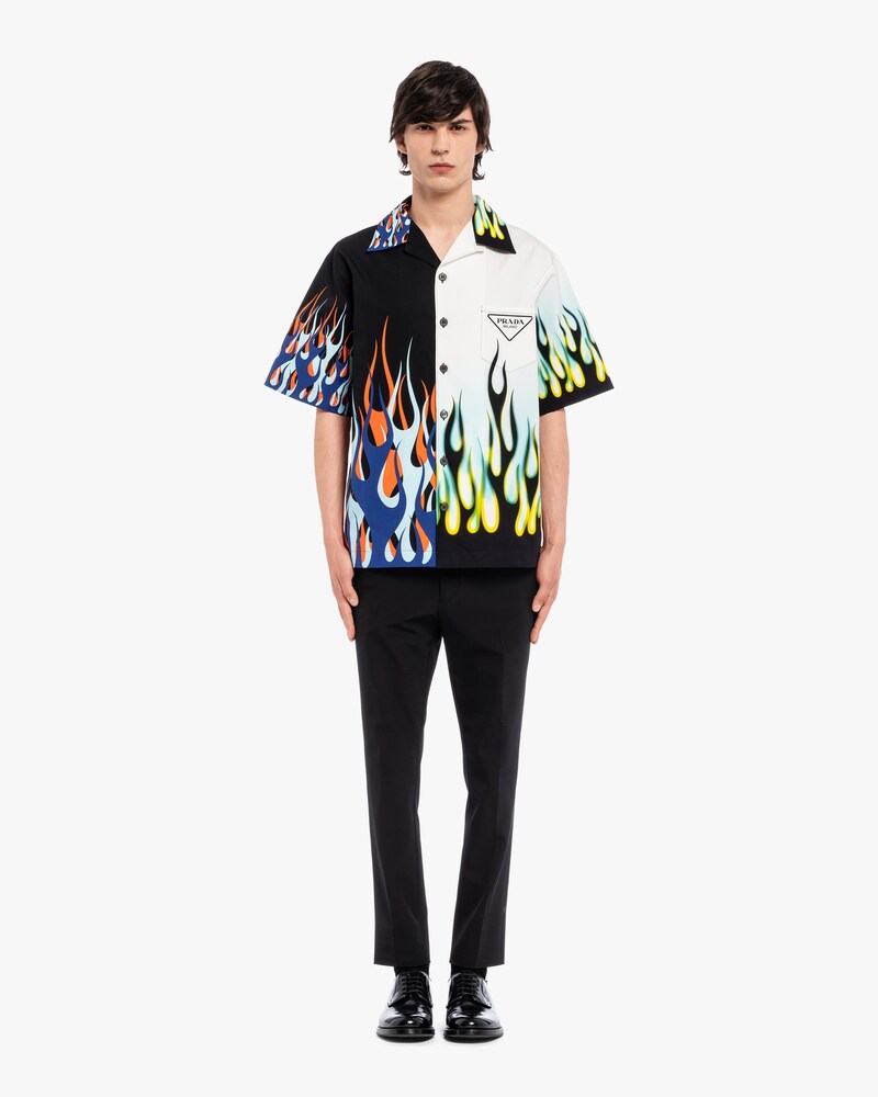 prada collar shirt