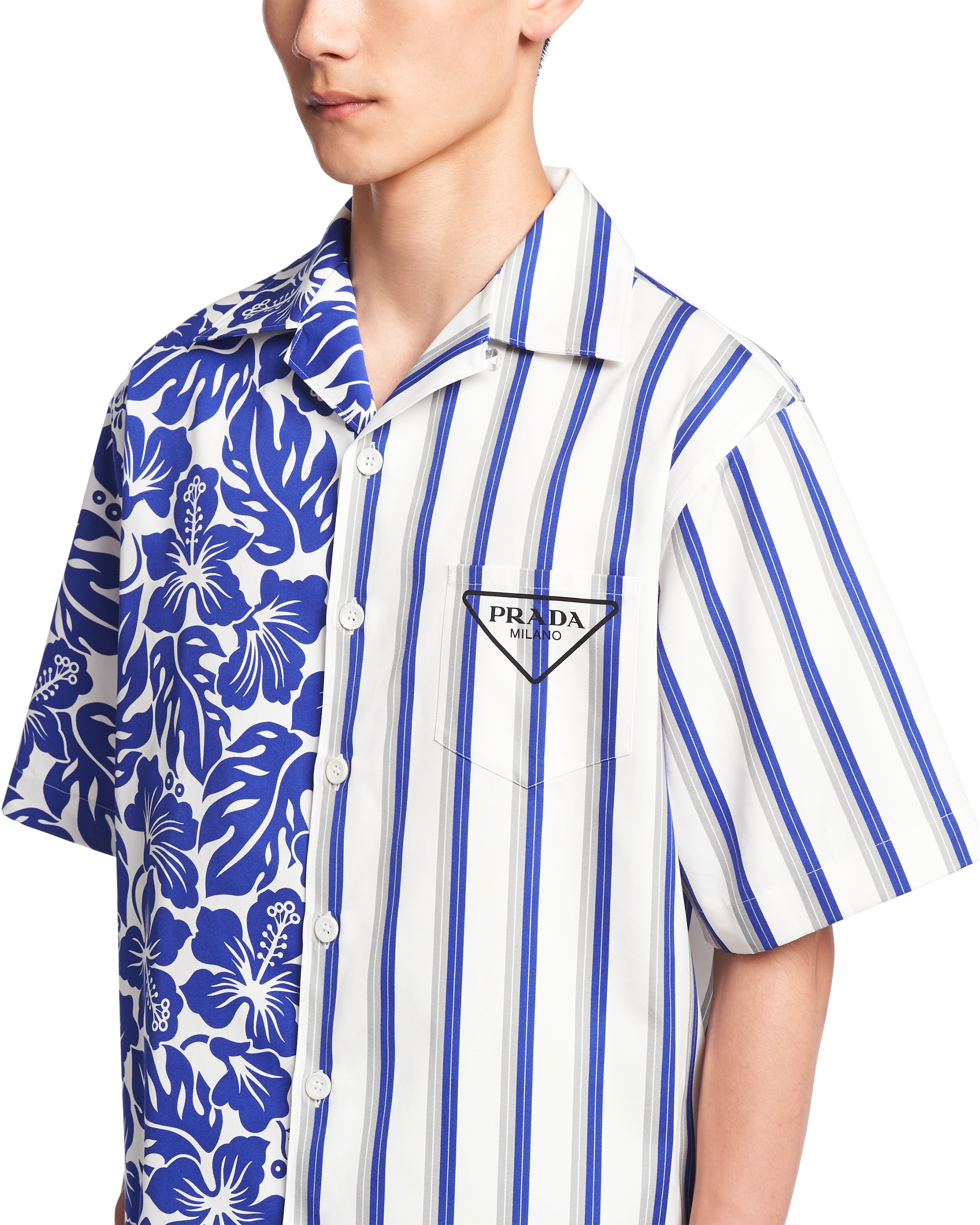 Prada shirt blue clearance