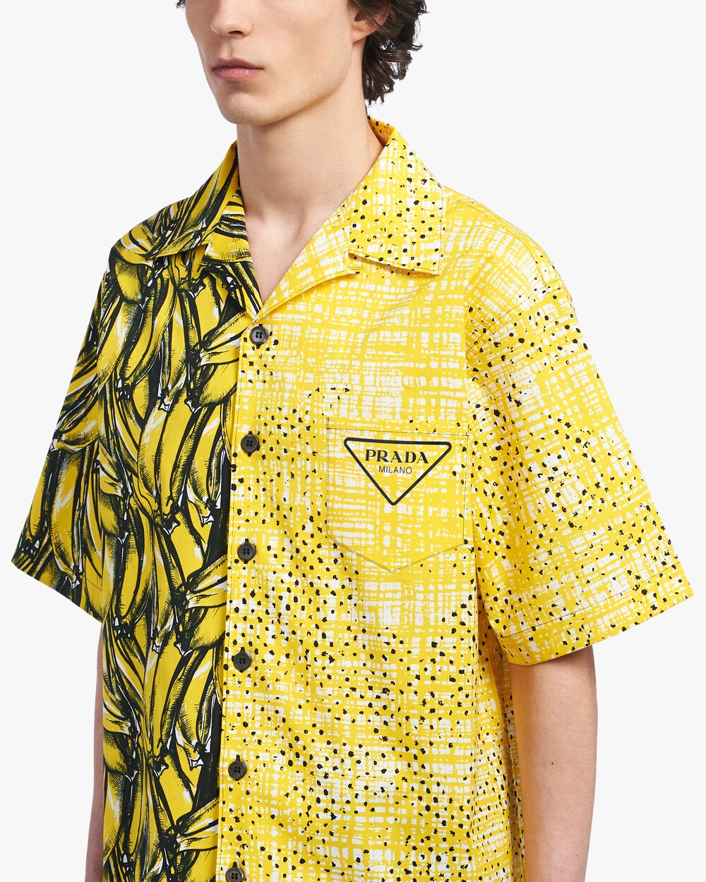 prada two print shirt