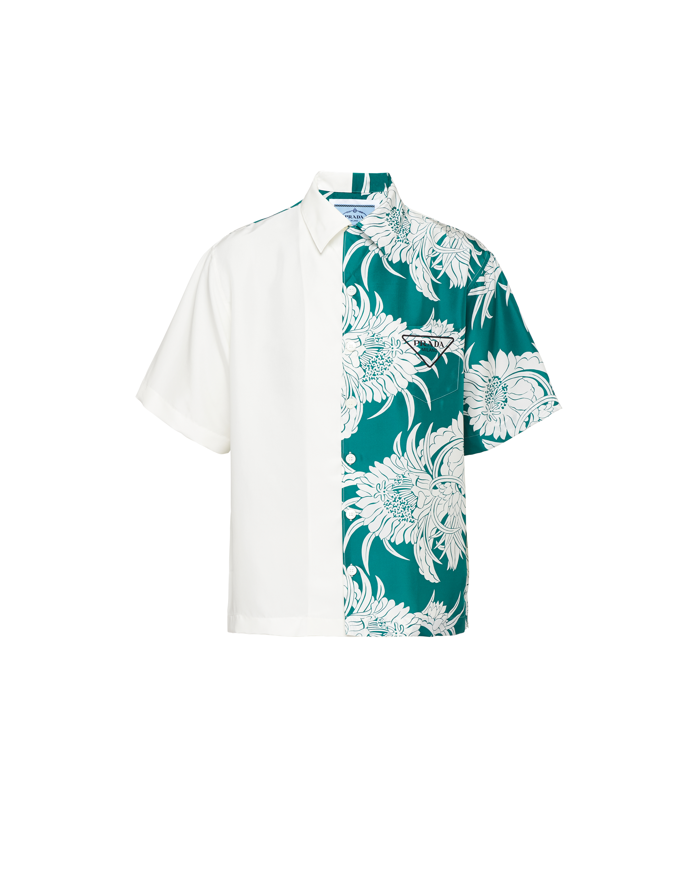 Prada silk shirt deals