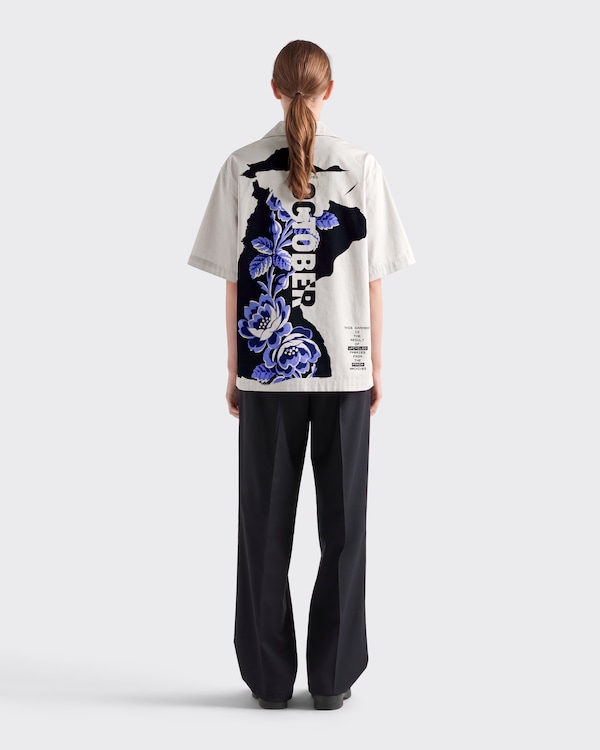 Timecapsule printed cotton shirt Timecapsule printed cotton shirt