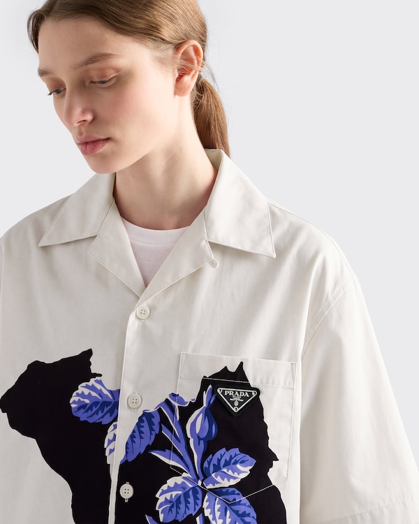 Timecapsule printed cotton shirt Timecapsule printed cotton shirt